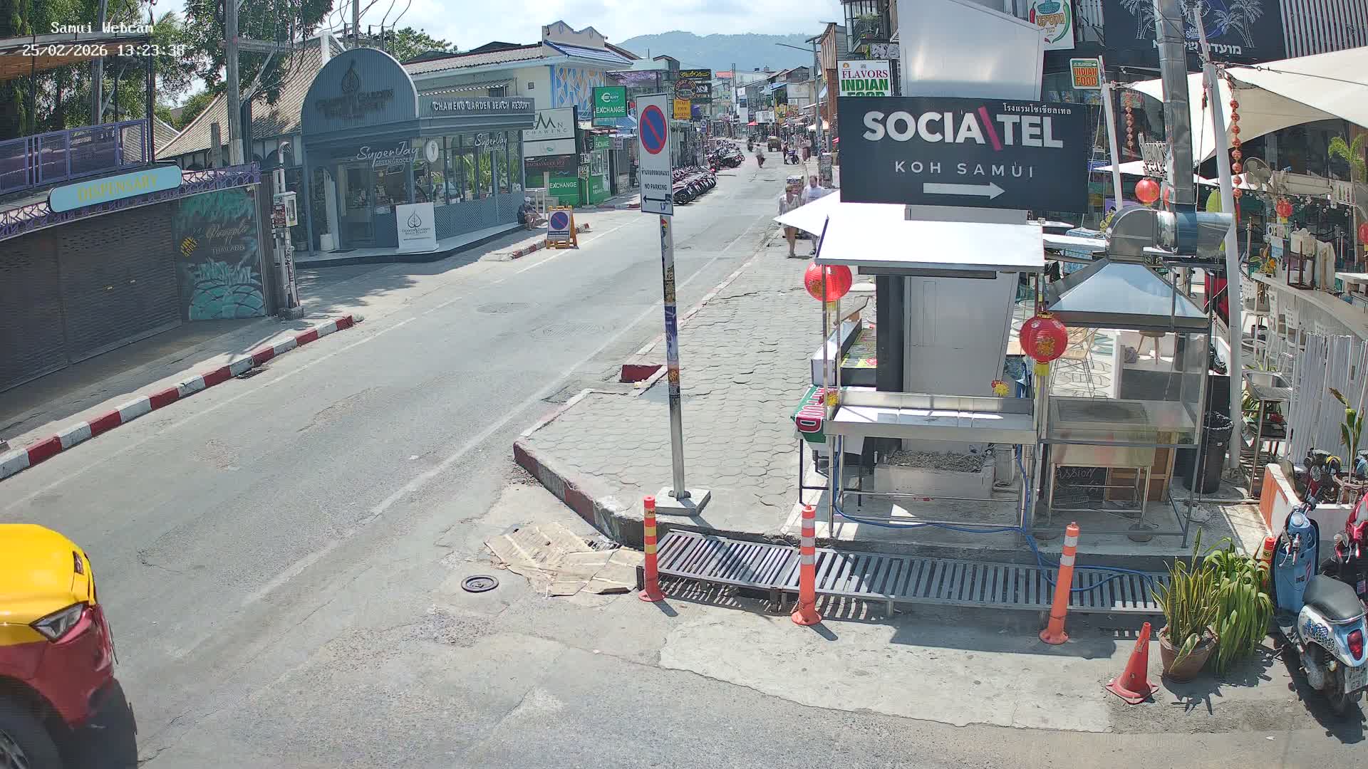 Chaweng Town Center Live Cam - Ko Samui, Surat Thani, Thailand