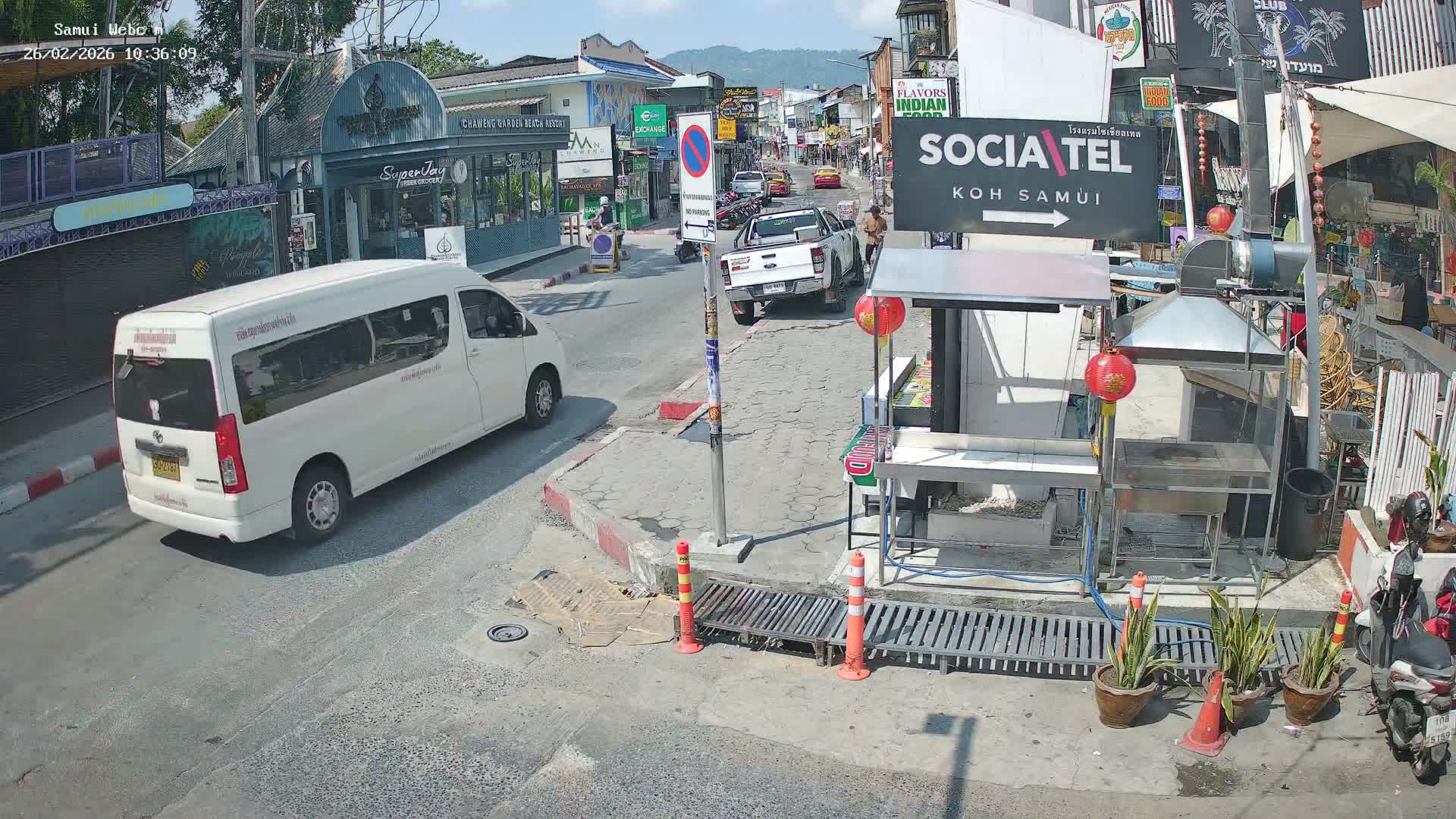 Chaweng Town Center Live Cam - Ko Samui, Surat Thani, Thailand
