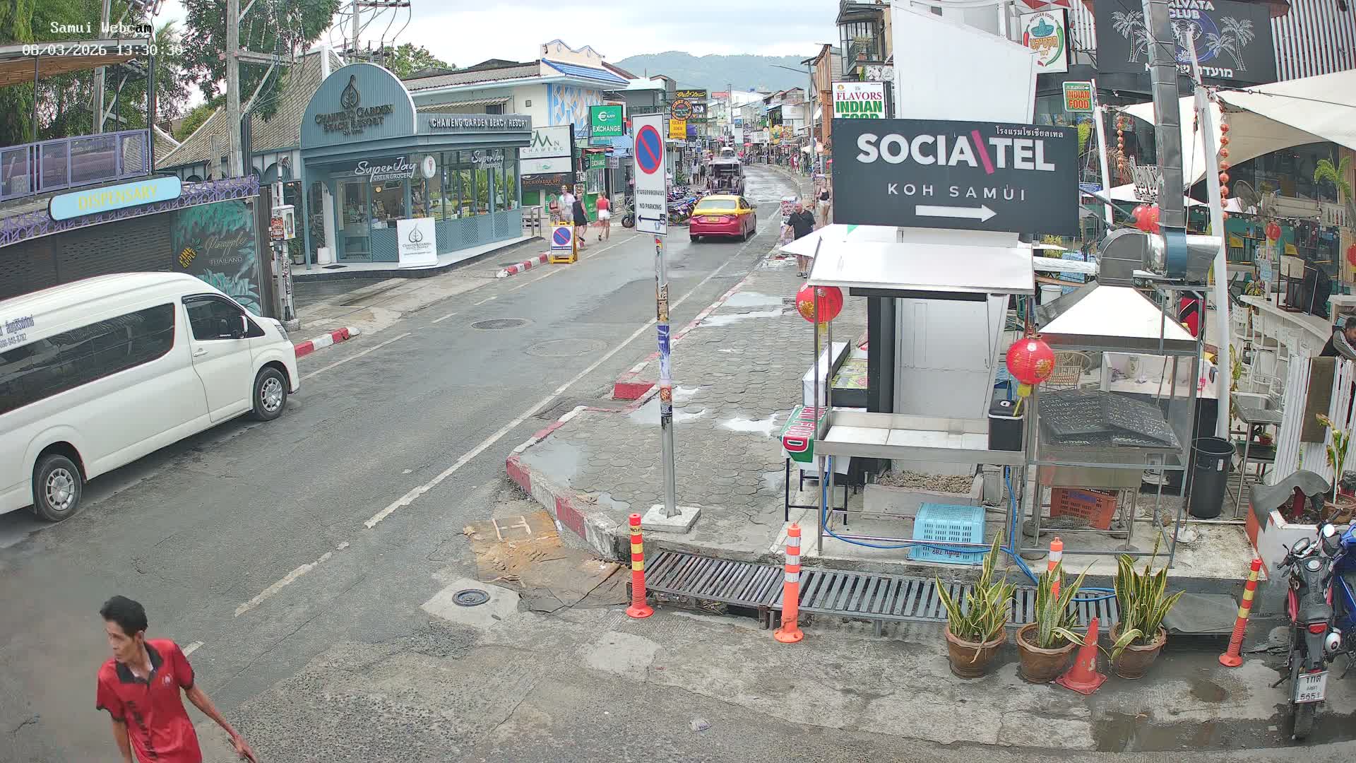 Chaweng Town Center Live Cam - Ko Samui, Surat Thani, Thailand