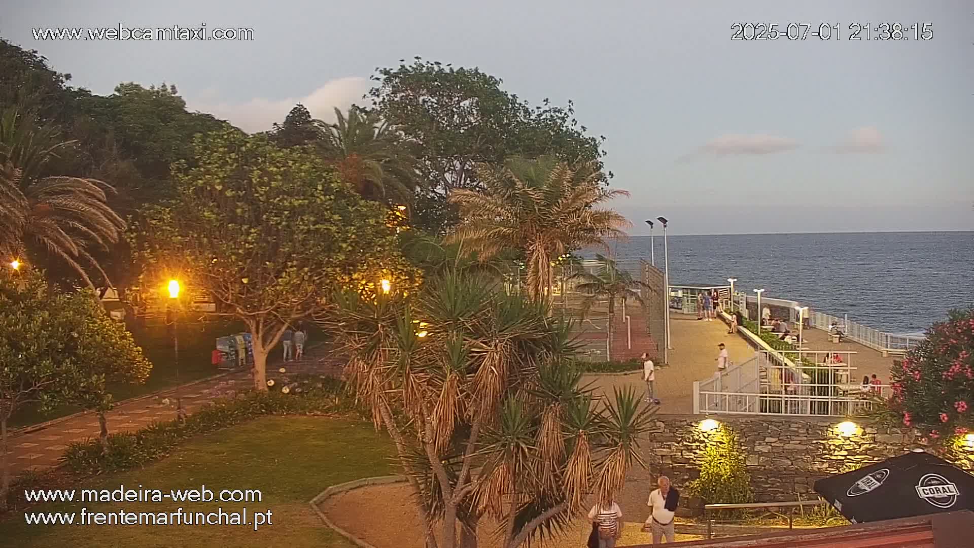 Fortim/Jardim do Lido Gardens Live PTZ Live Cam - Funchal, Madeira, Portugal