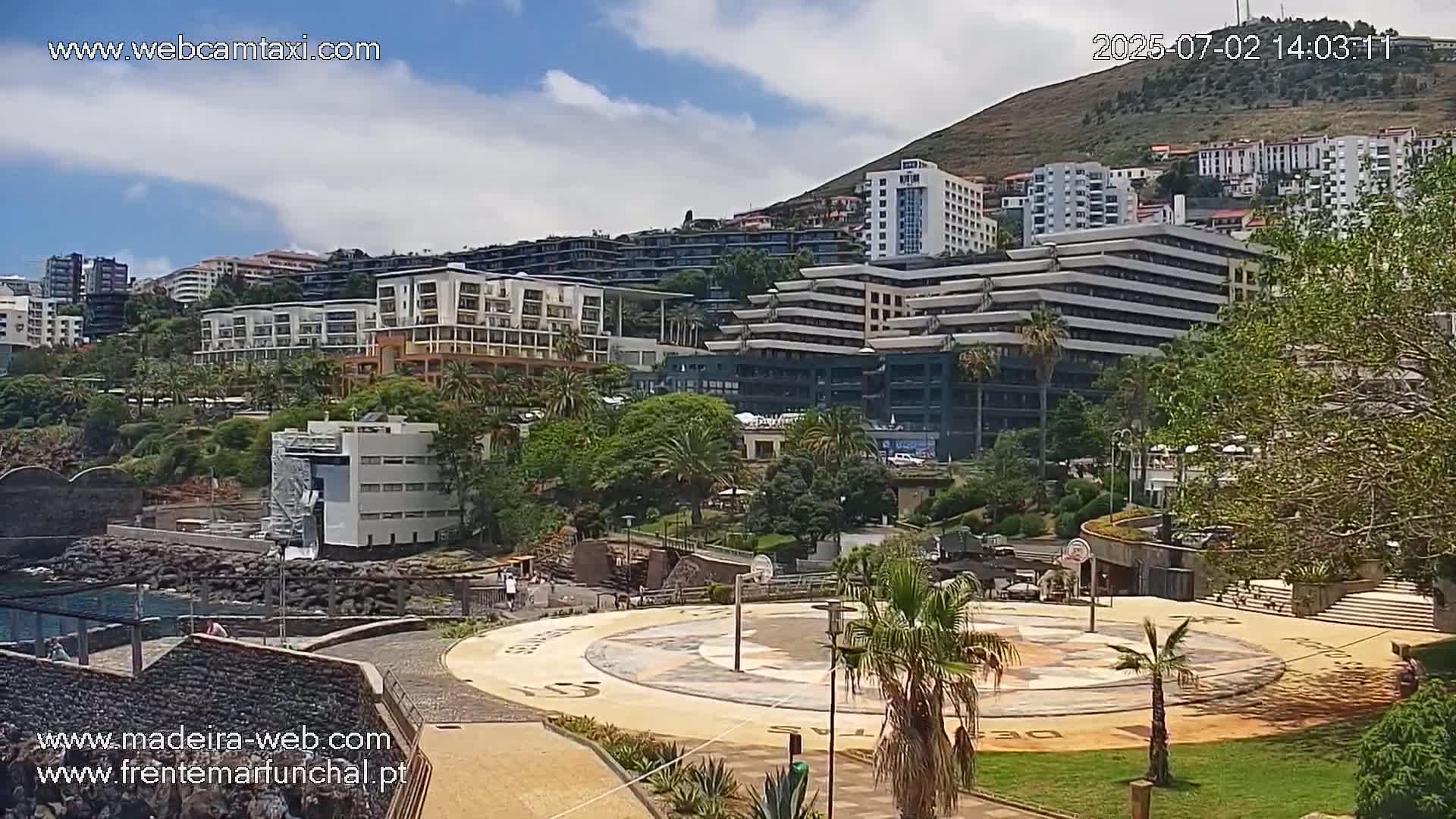 Fortim/Jardim do Lido Gardens Live PTZ Live Cam - Funchal, Madeira, Portugal