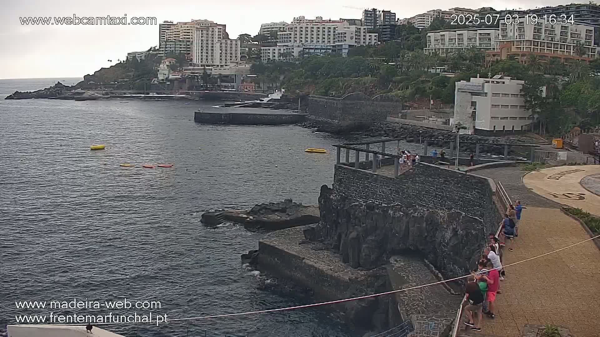 Fortim/Jardim do Lido Gardens Live PTZ Live Cam - Funchal, Madeira, Portugal