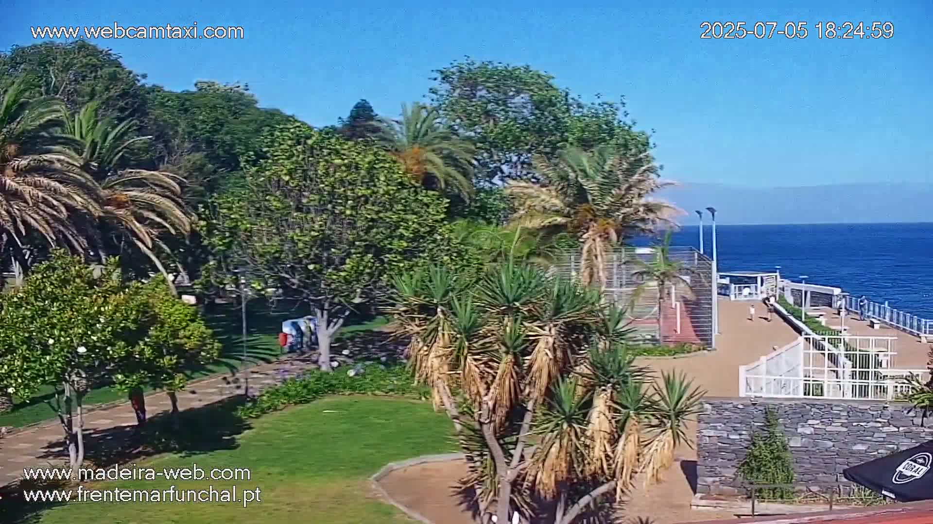 Fortim/Jardim do Lido Gardens Live PTZ Live Cam - Funchal, Madeira, Portugal