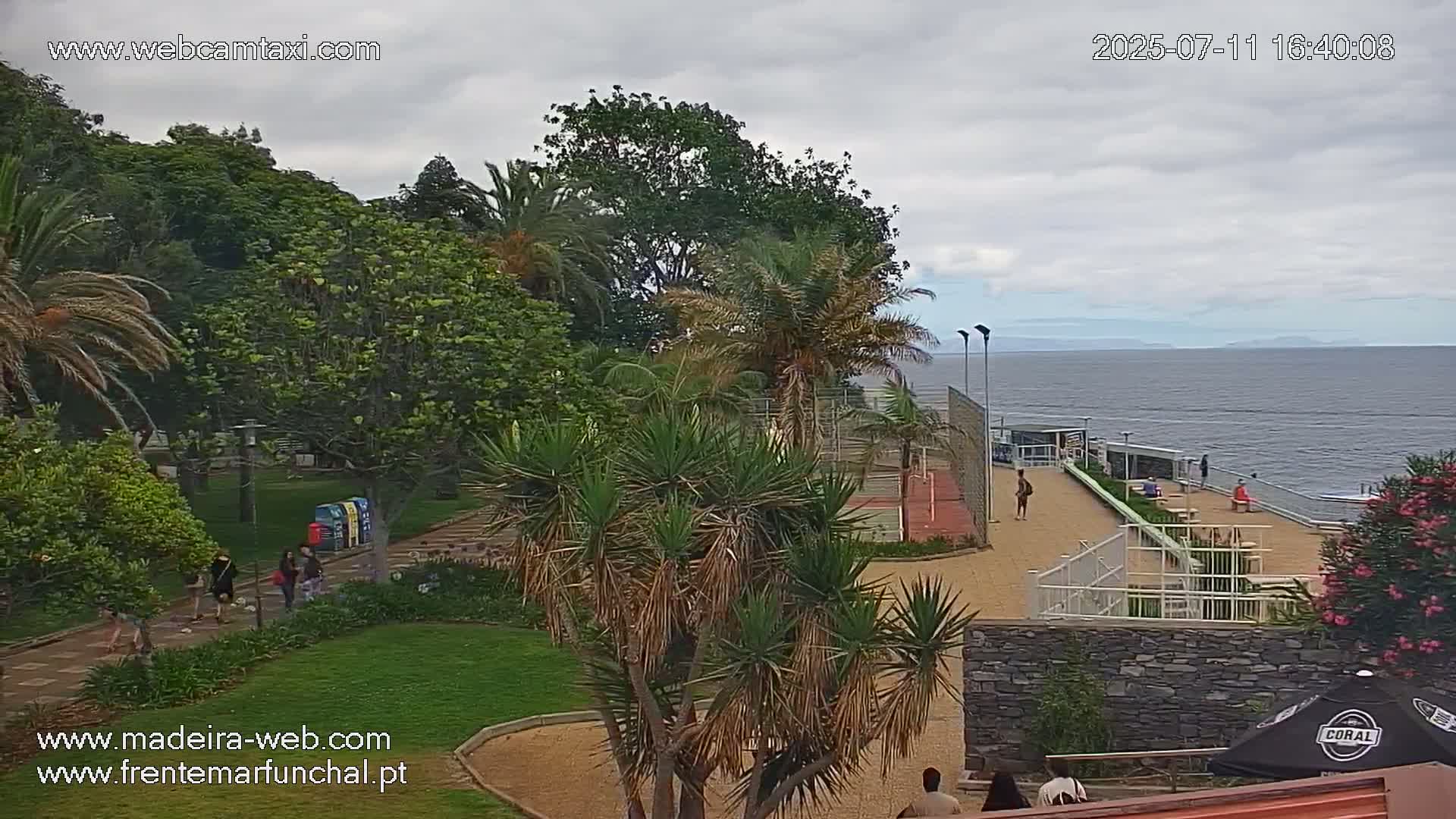 Fortim/Jardim do Lido Gardens Live PTZ Live Cam - Funchal, Madeira, Portugal