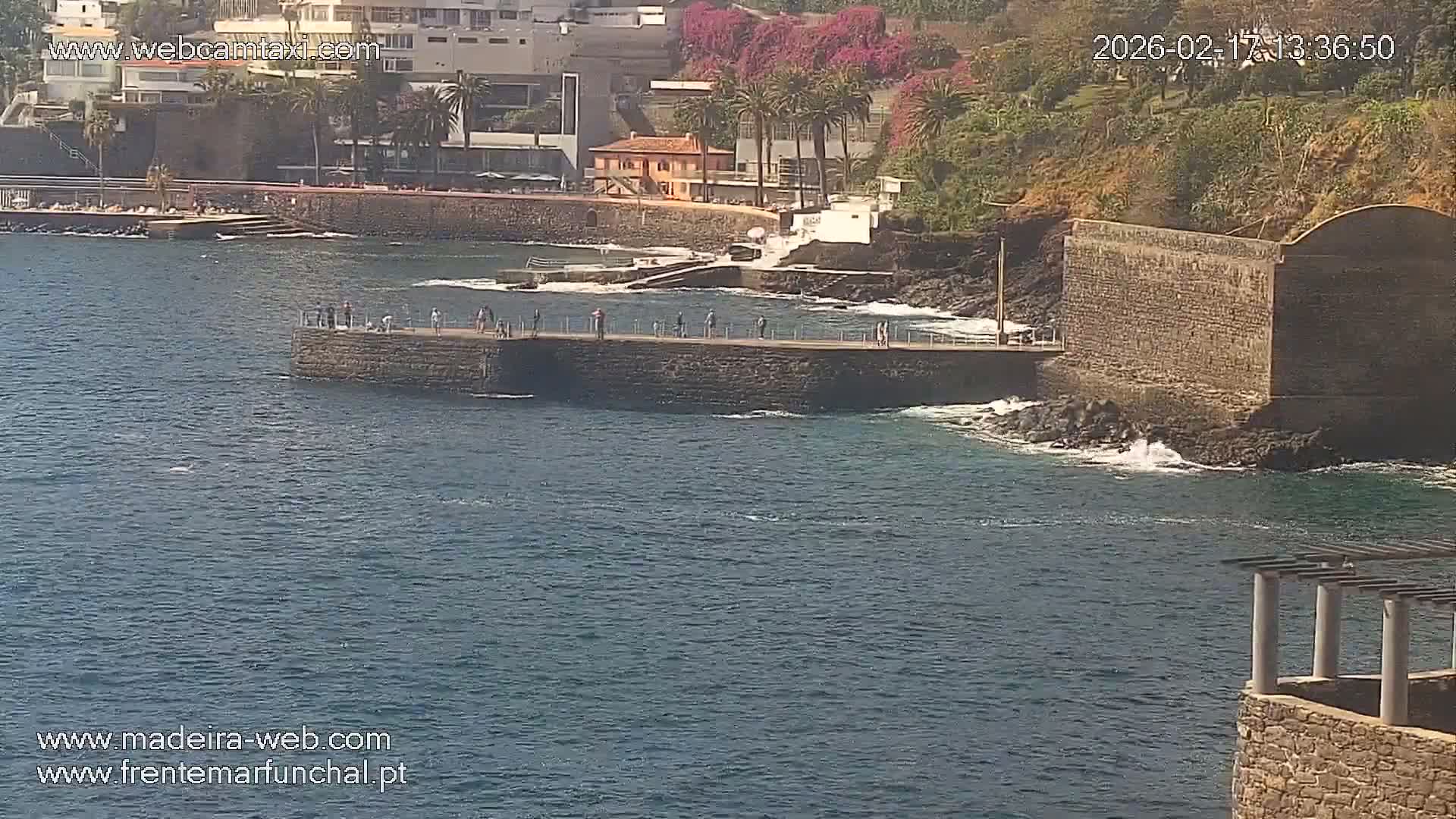 Fortim/Jardim do Lido Gardens Live PTZ Live Cam - Funchal, Madeira, Portugal