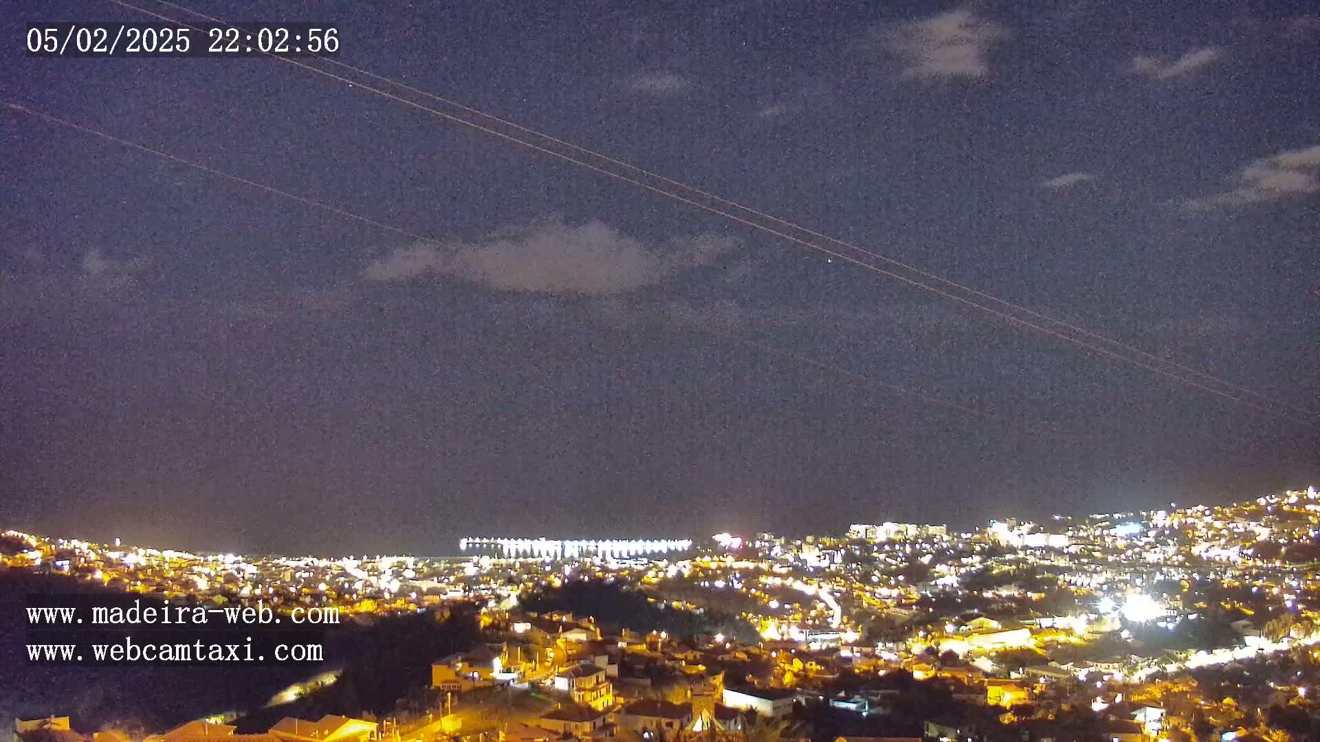 Funchal City  Skyline Live Cam from Sao Roque - Funchal, Madeira, Portugal