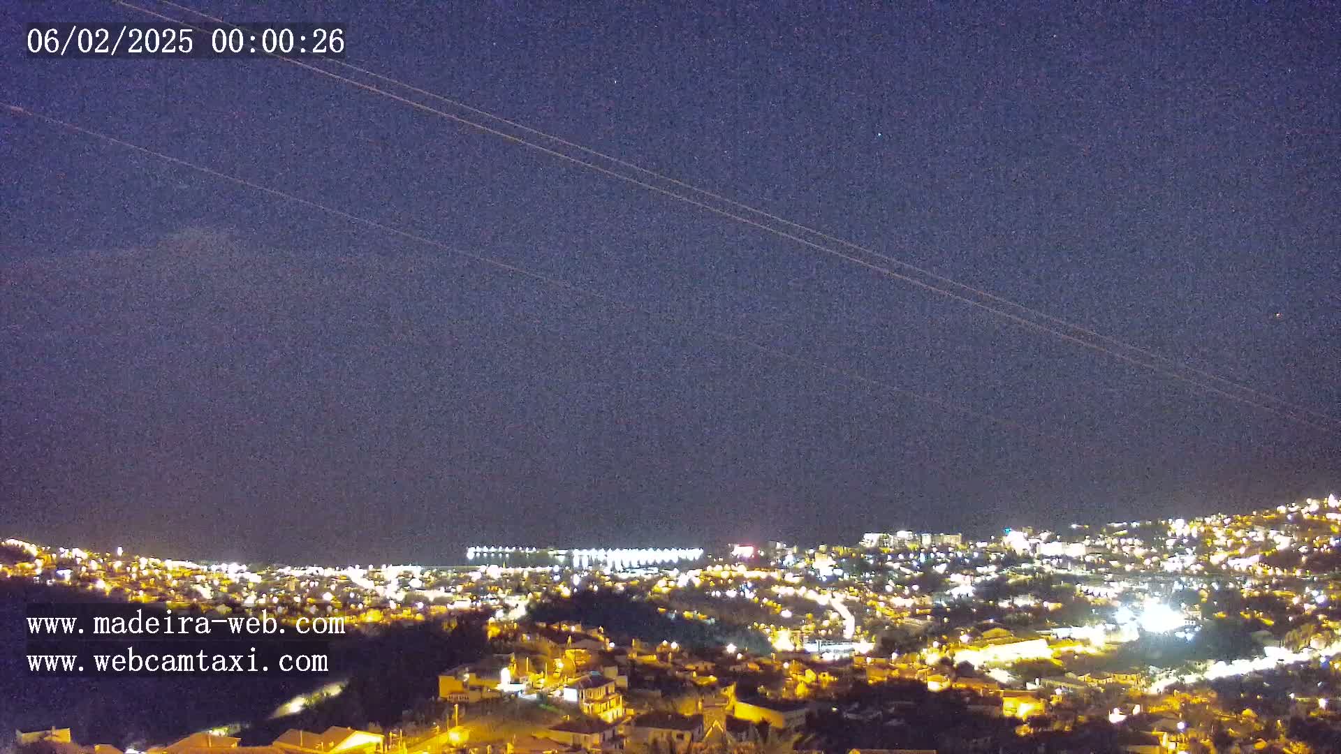 Funchal City  Skyline Live Cam from Sao Roque - Funchal, Madeira, Portugal
