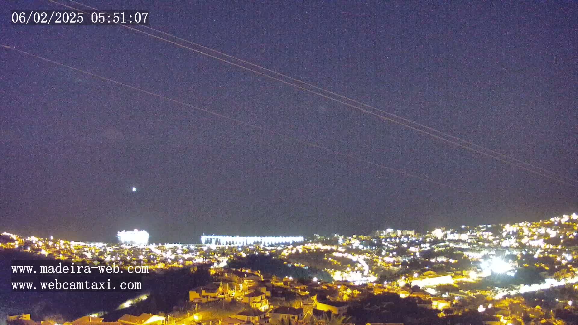 Funchal City  Skyline Live Cam from Sao Roque - Funchal, Madeira, Portugal