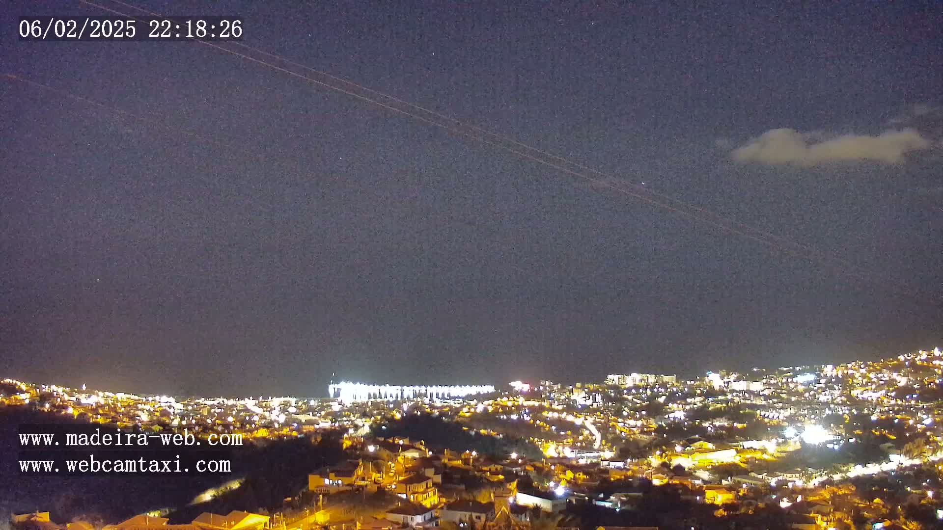 Funchal City  Skyline Live Cam from Sao Roque - Funchal, Madeira, Portugal