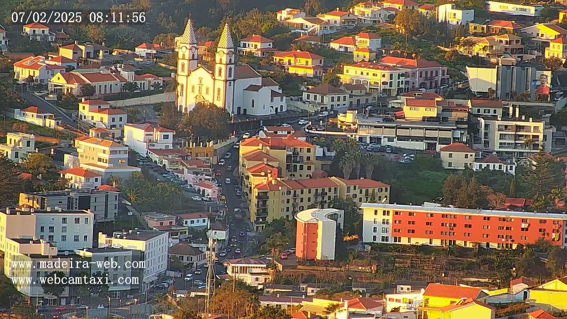 Funchal City  Skyline Live Cam from Sao Roque - Funchal, Madeira, Portugal