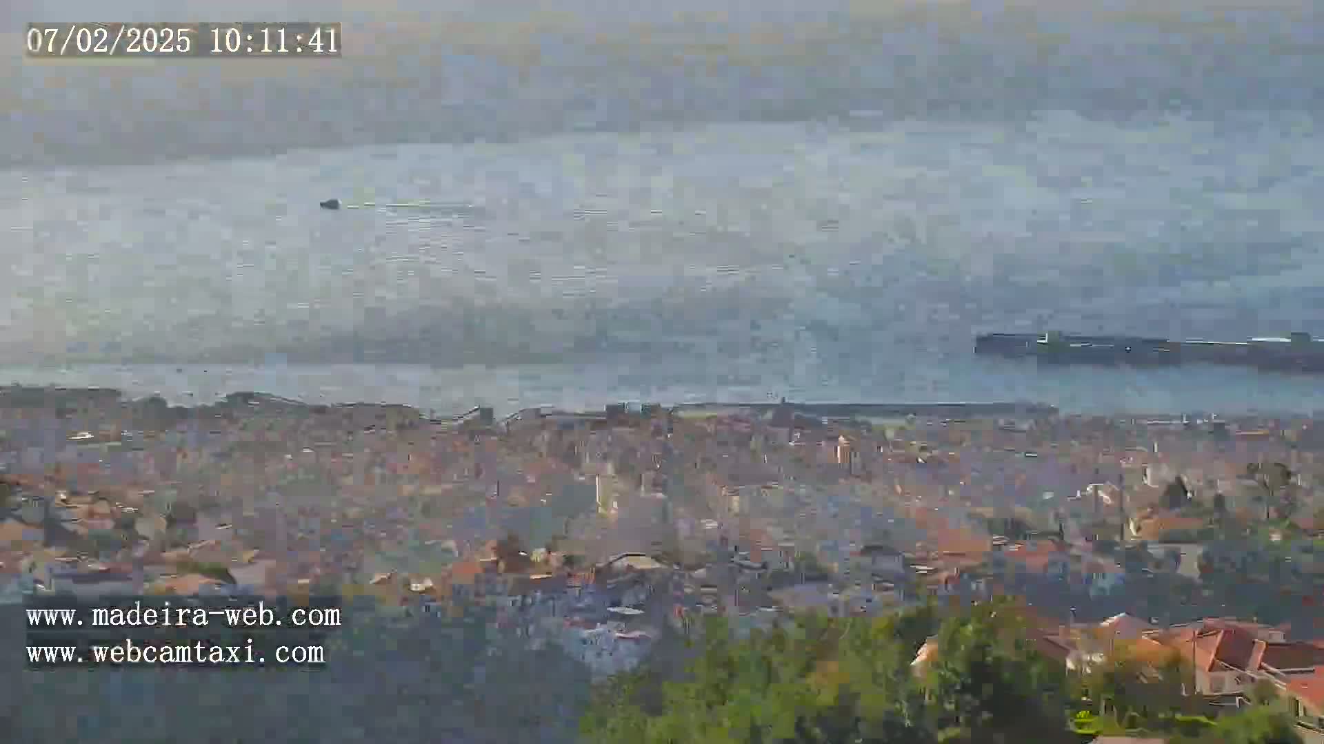 Funchal City  Skyline Live Cam from Sao Roque - Funchal, Madeira, Portugal
