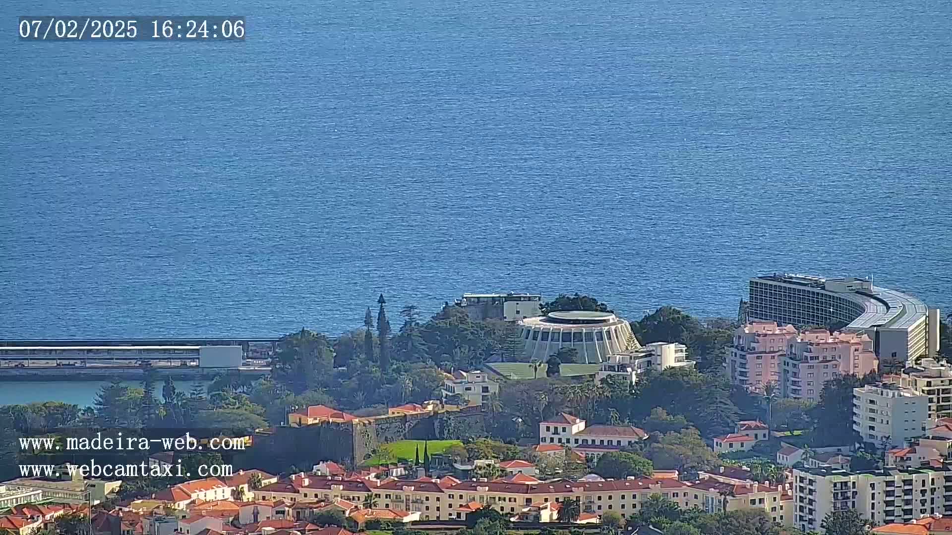 Funchal City  Skyline Live Cam from Sao Roque - Funchal, Madeira, Portugal