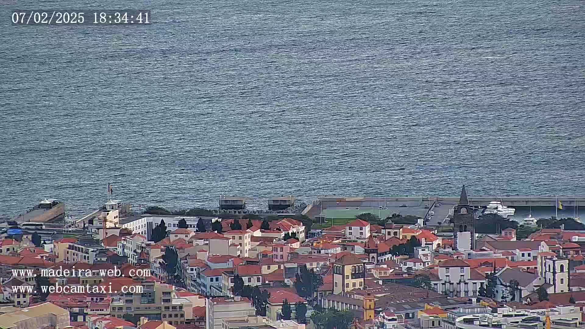 Funchal City  Skyline Live Cam from Sao Roque - Funchal, Madeira, Portugal