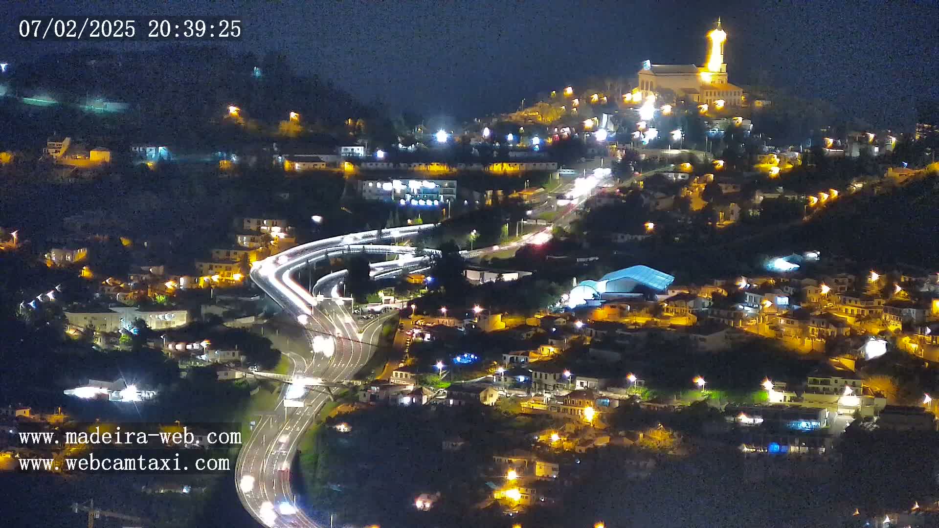 Funchal City  Skyline Live Cam from Sao Roque - Funchal, Madeira, Portugal