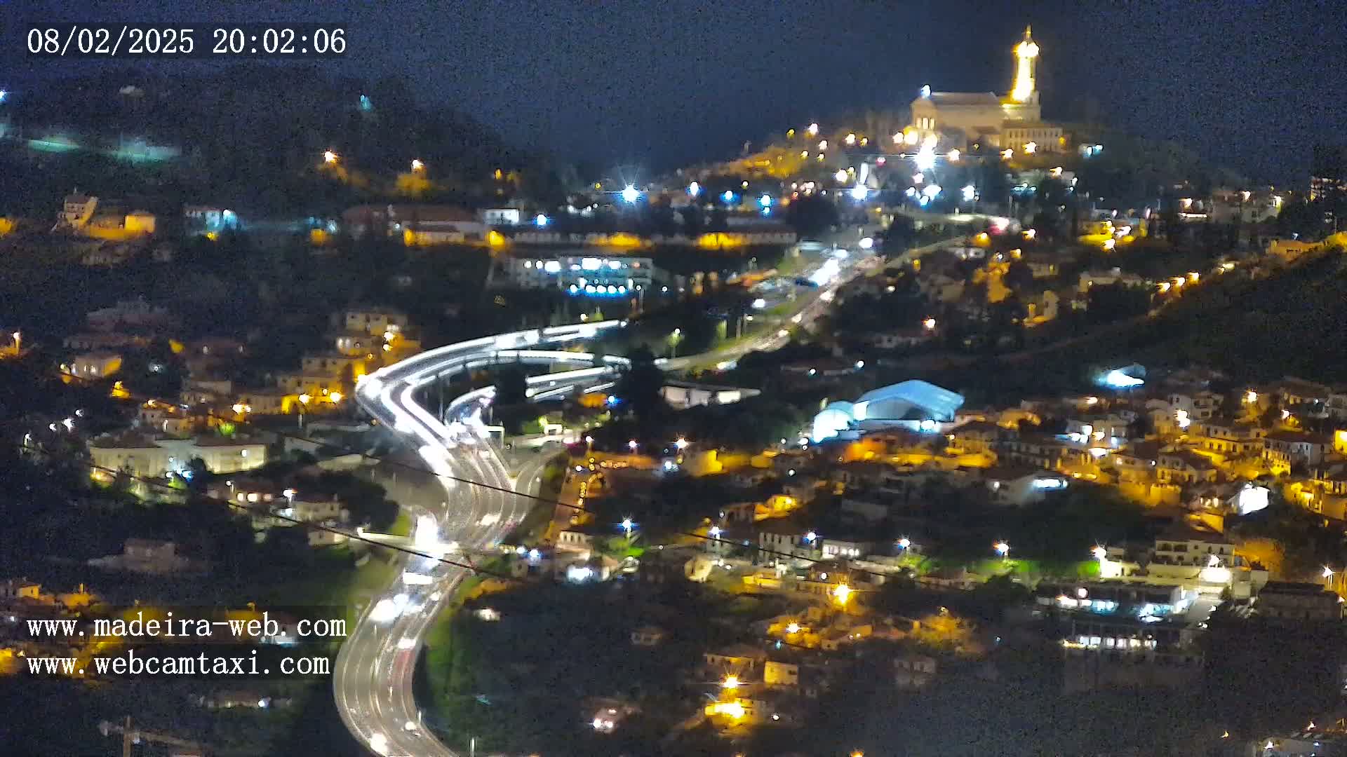 Funchal City  Skyline Live Cam from Sao Roque - Funchal, Madeira, Portugal