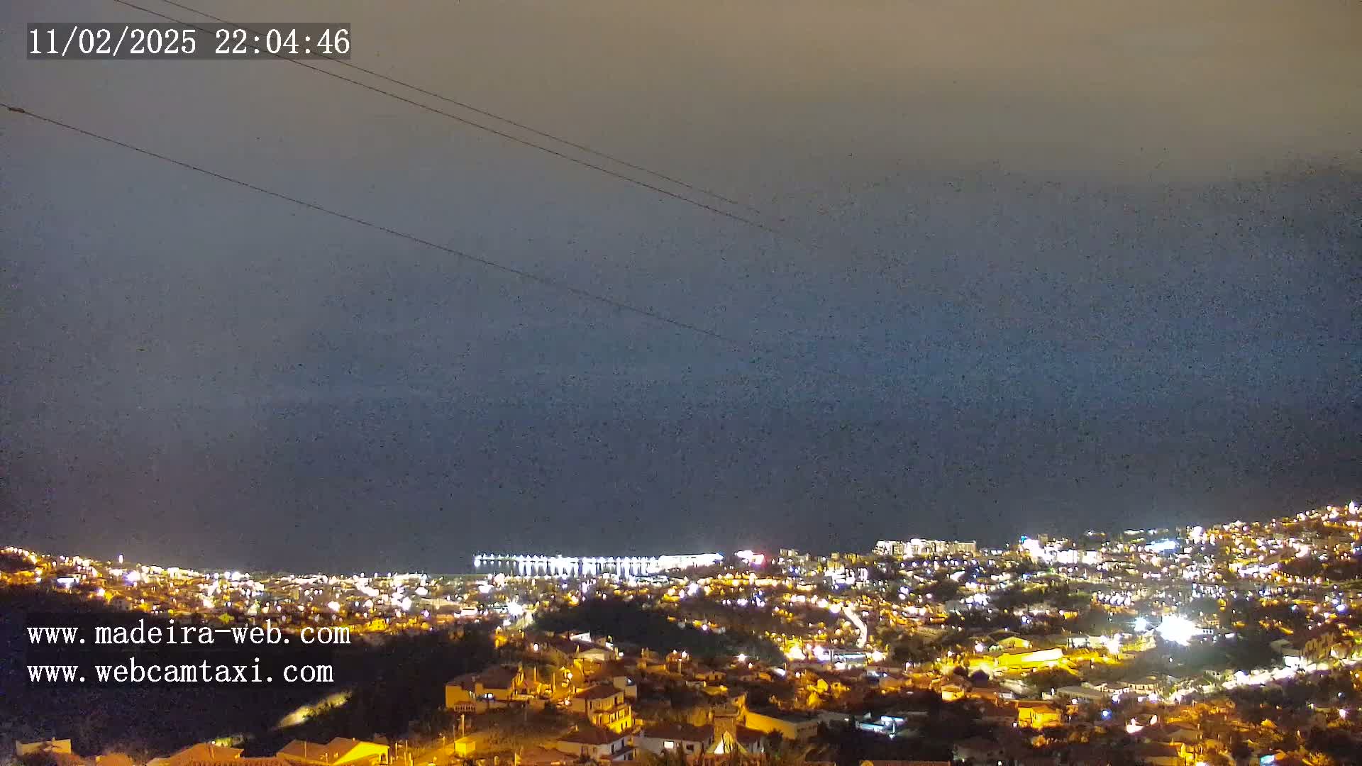 Funchal City  Skyline Live Cam from Sao Roque - Funchal, Madeira, Portugal