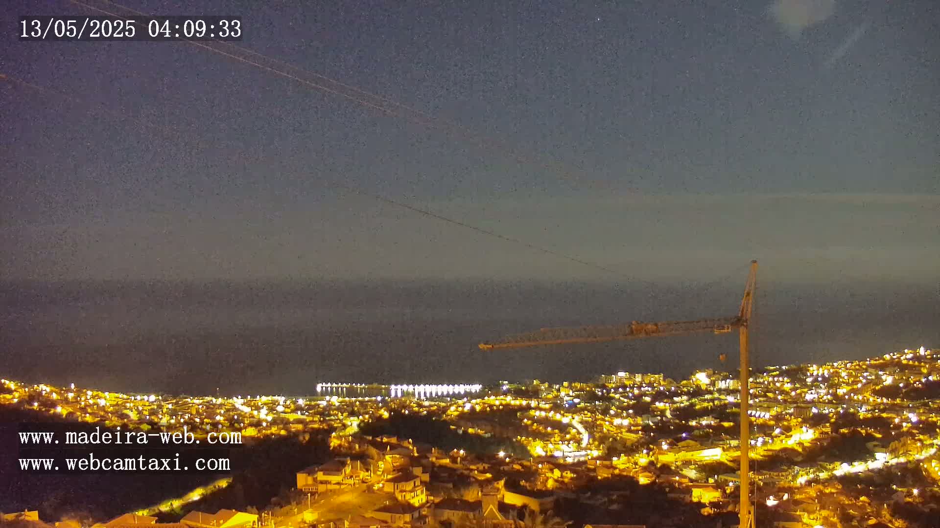 Funchal City  Skyline Live Cam from Sao Roque - Funchal, Madeira, Portugal