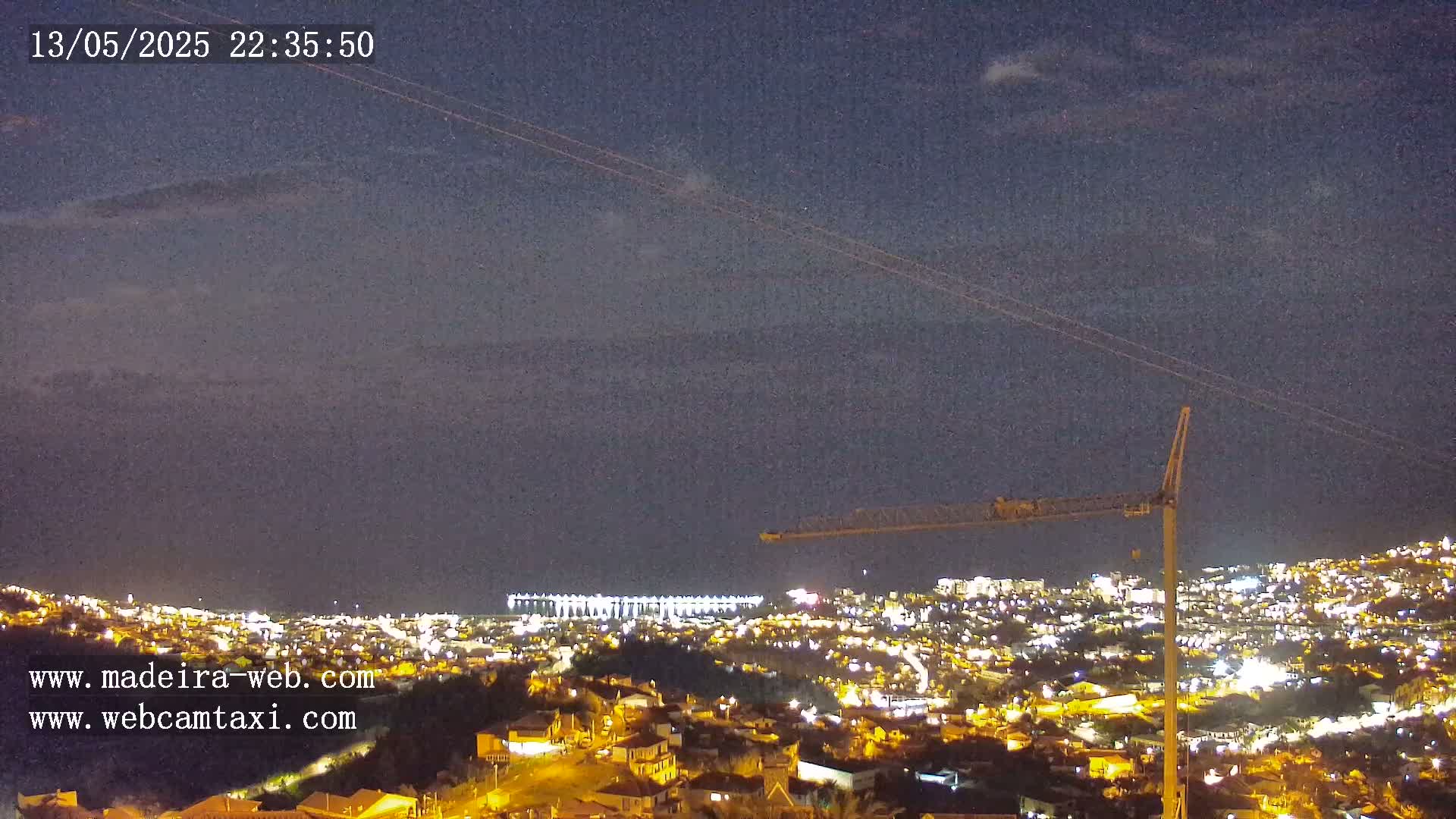 Funchal City  Skyline Live Cam from Sao Roque - Funchal, Madeira, Portugal