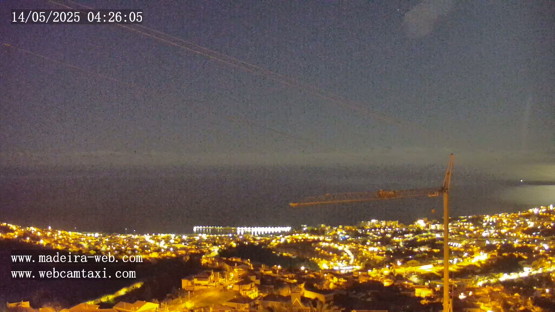 Funchal City  Skyline Live Cam from Sao Roque - Funchal, Madeira, Portugal
