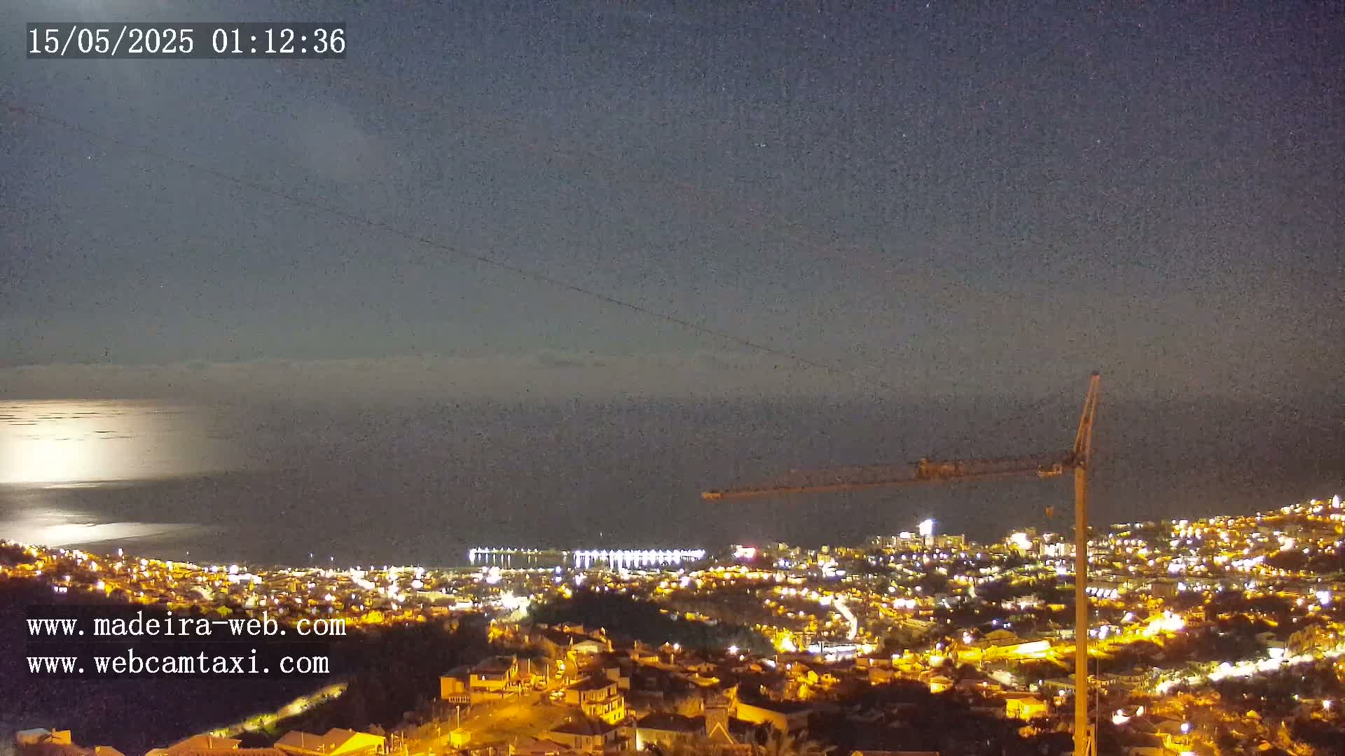 Funchal City  Skyline Live Cam from Sao Roque - Funchal, Madeira, Portugal