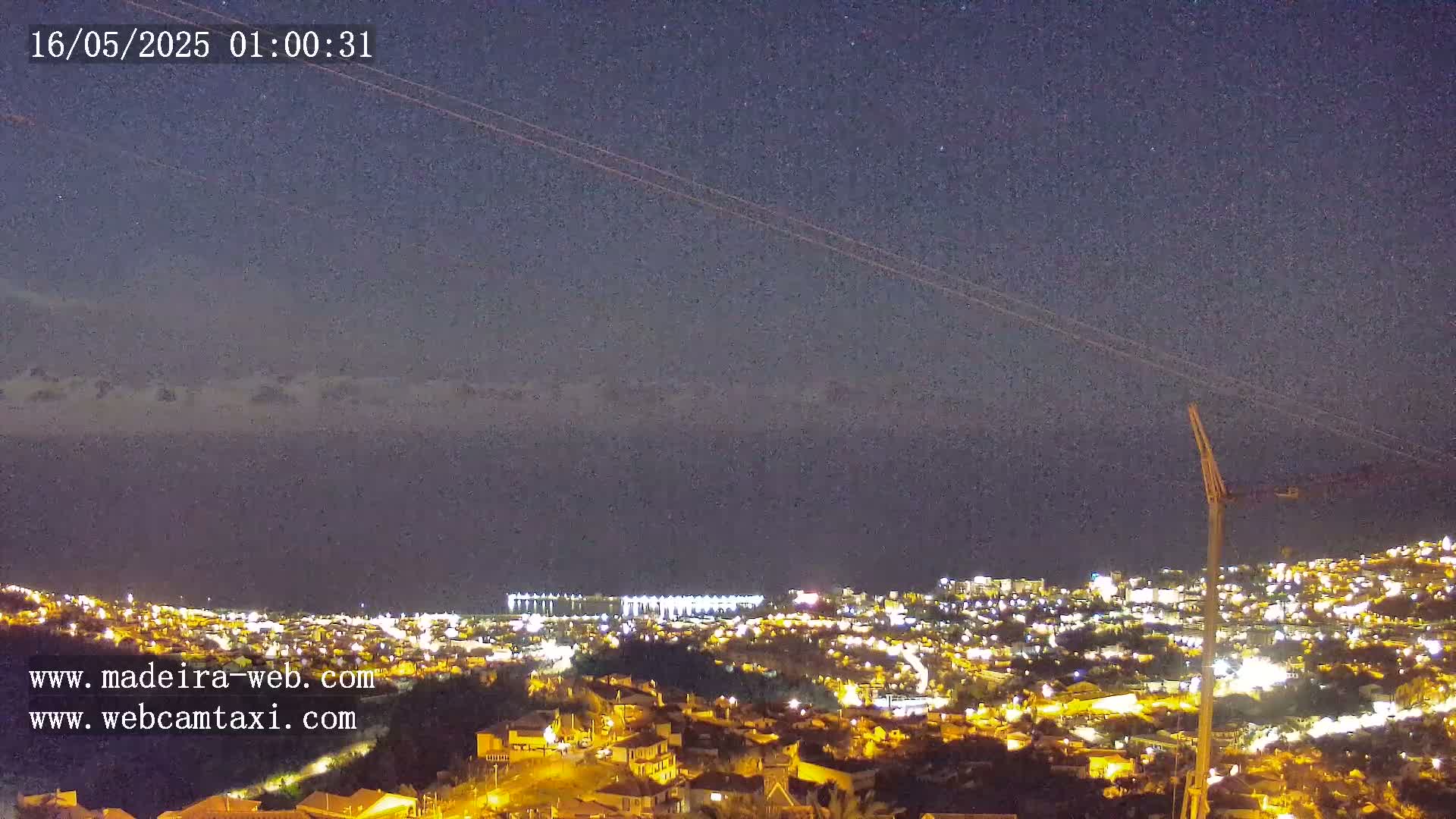 Funchal City  Skyline Live Cam from Sao Roque - Funchal, Madeira, Portugal