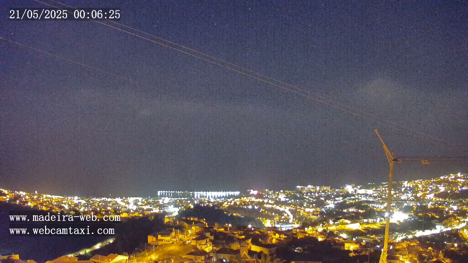 Funchal City  Skyline Live Cam from Sao Roque - Funchal, Madeira, Portugal