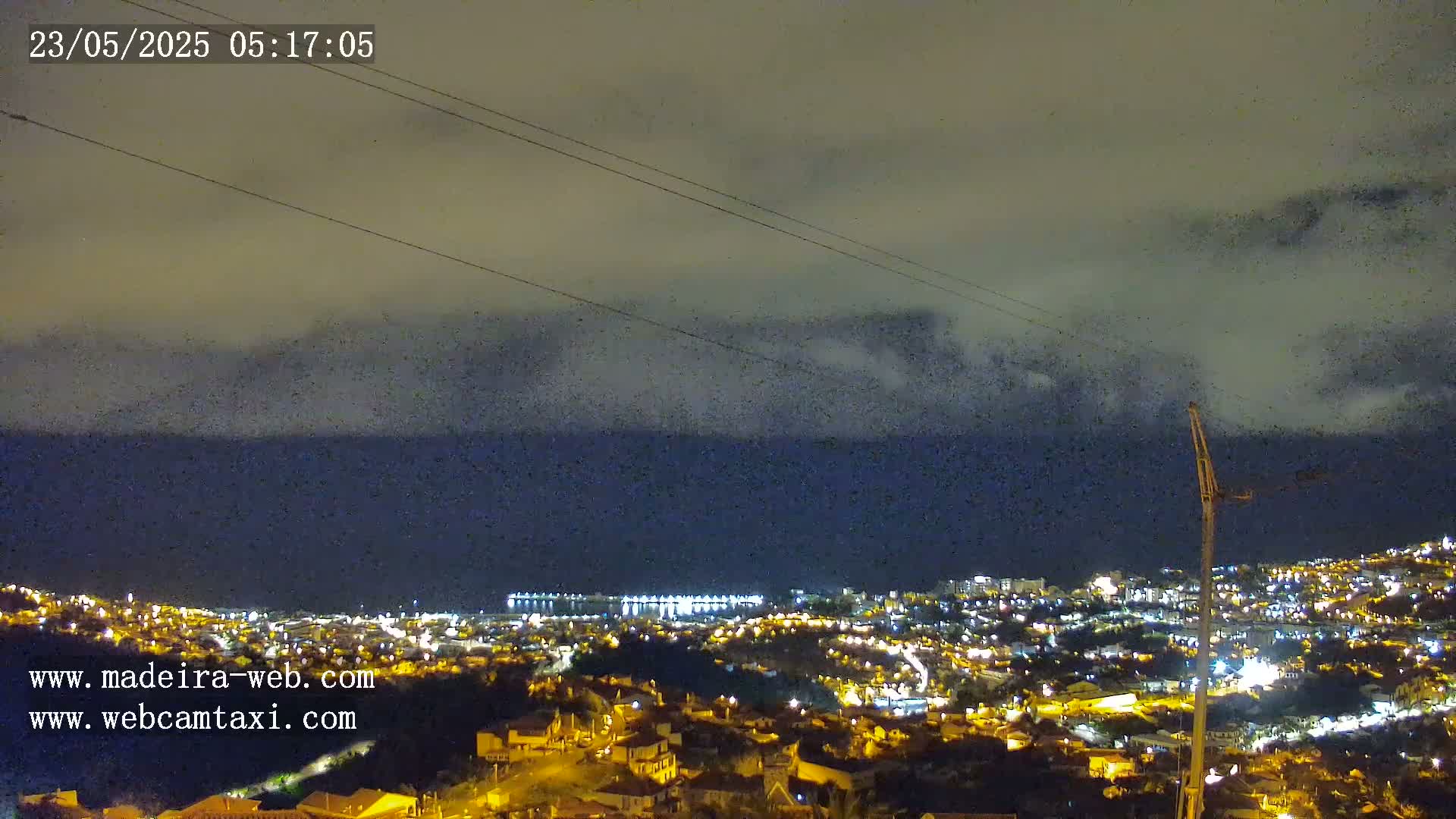 Funchal City  Skyline Live Cam from Sao Roque - Funchal, Madeira, Portugal