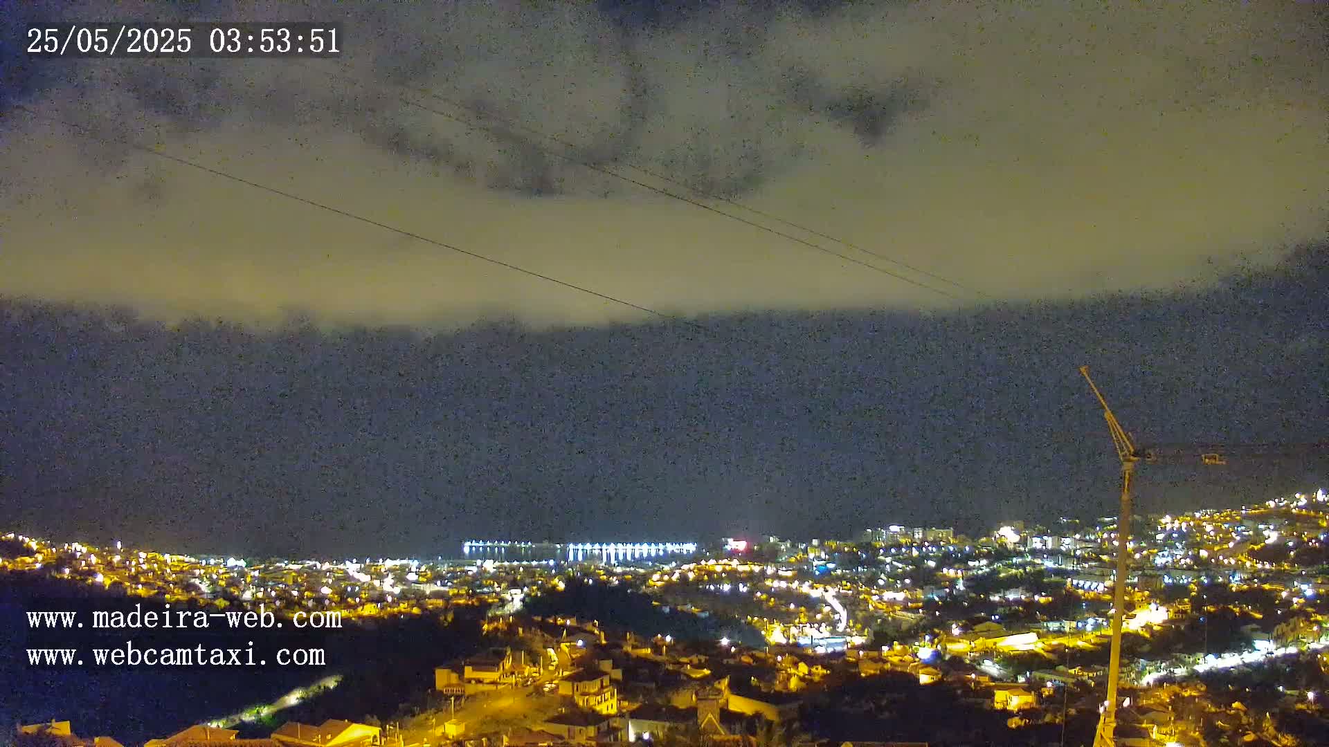 Funchal City  Skyline Live Cam from Sao Roque - Funchal, Madeira, Portugal