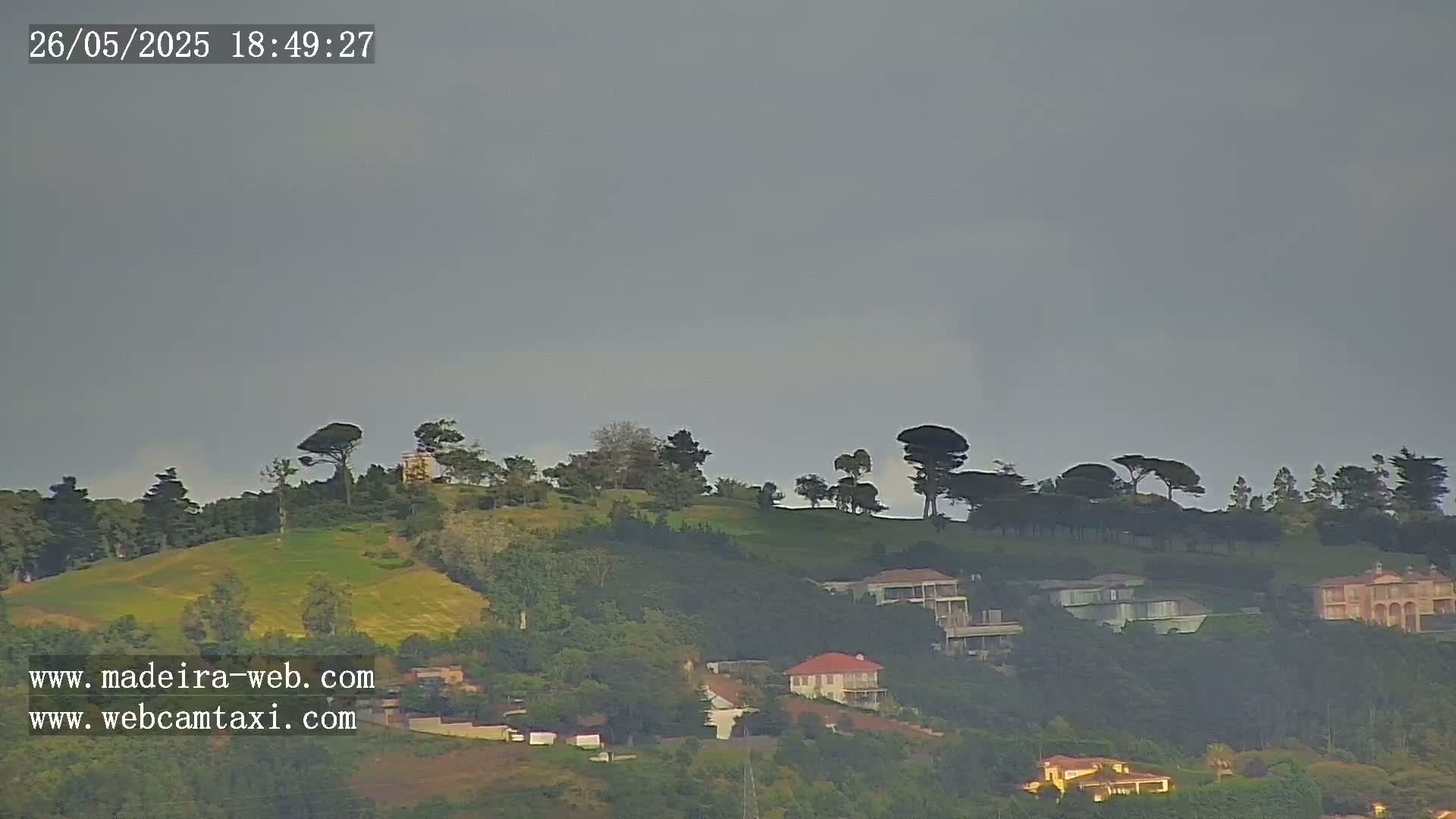 Funchal City  Skyline Live Cam from Sao Roque - Funchal, Madeira, Portugal