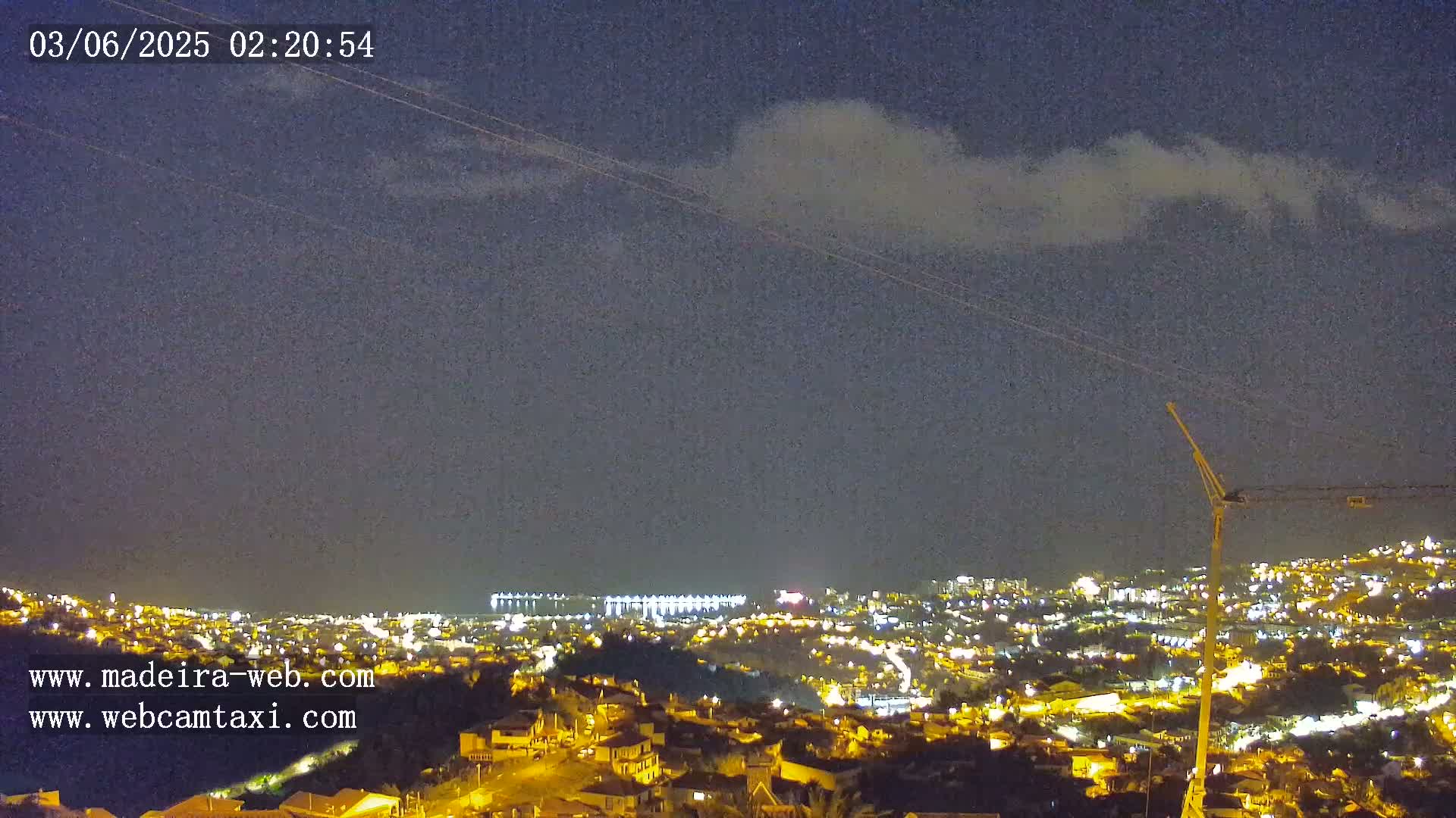 Funchal City  Skyline Live Cam from Sao Roque - Funchal, Madeira, Portugal