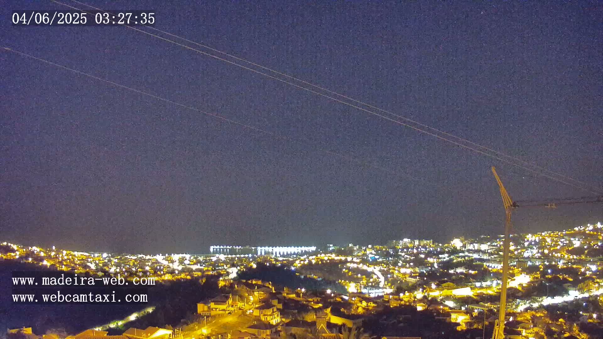Funchal City  Skyline Live Cam from Sao Roque - Funchal, Madeira, Portugal