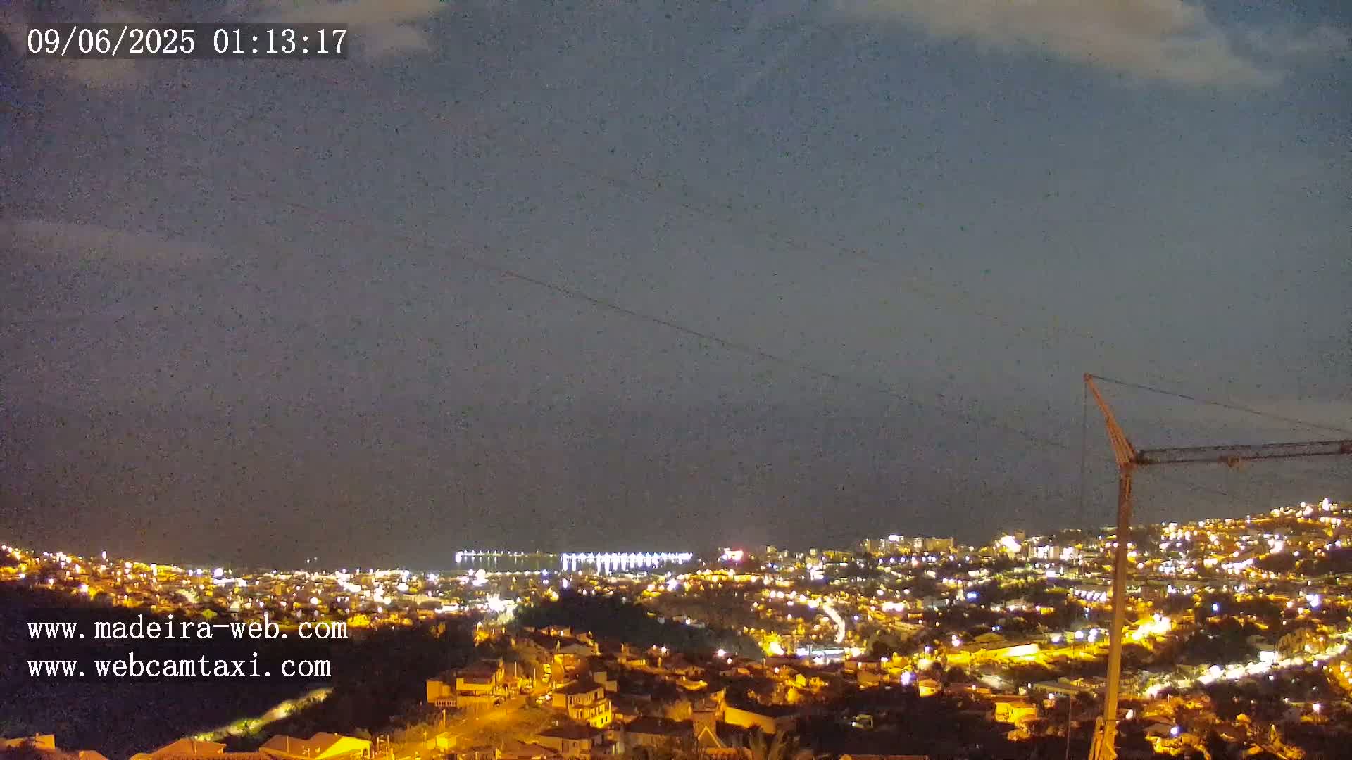 Funchal City  Skyline Live Cam from Sao Roque - Funchal, Madeira, Portugal