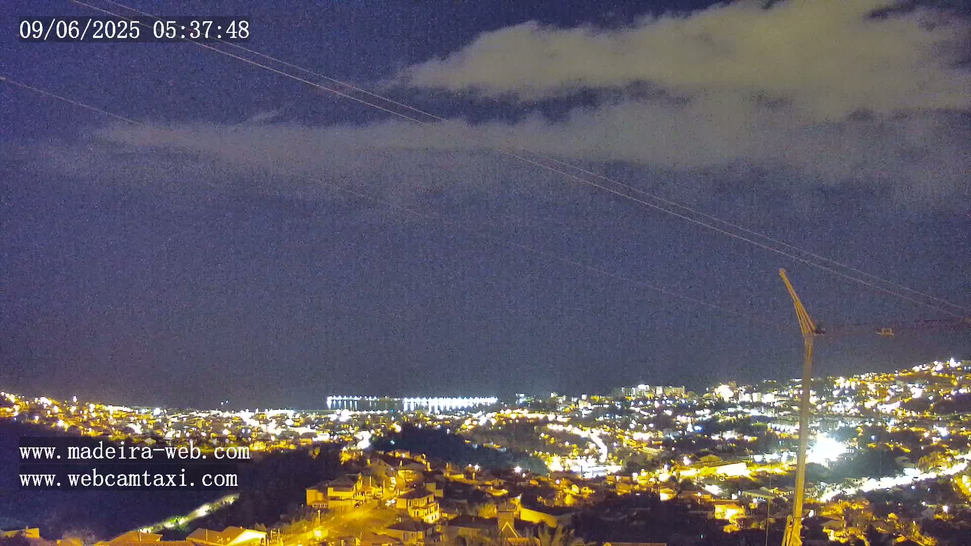 Funchal City  Skyline Live Cam from Sao Roque - Funchal, Madeira, Portugal