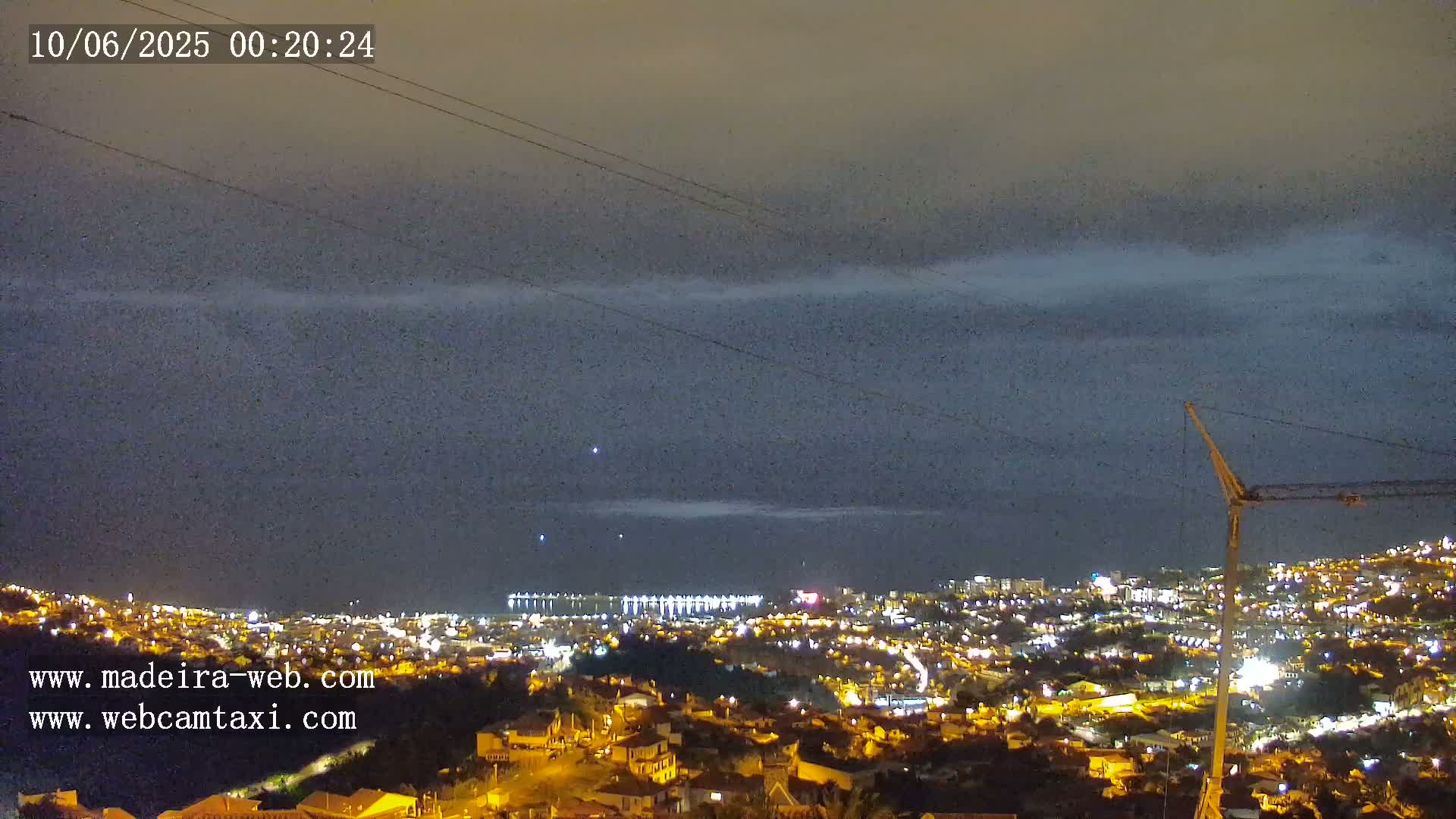 Funchal City  Skyline Live Cam from Sao Roque - Funchal, Madeira, Portugal