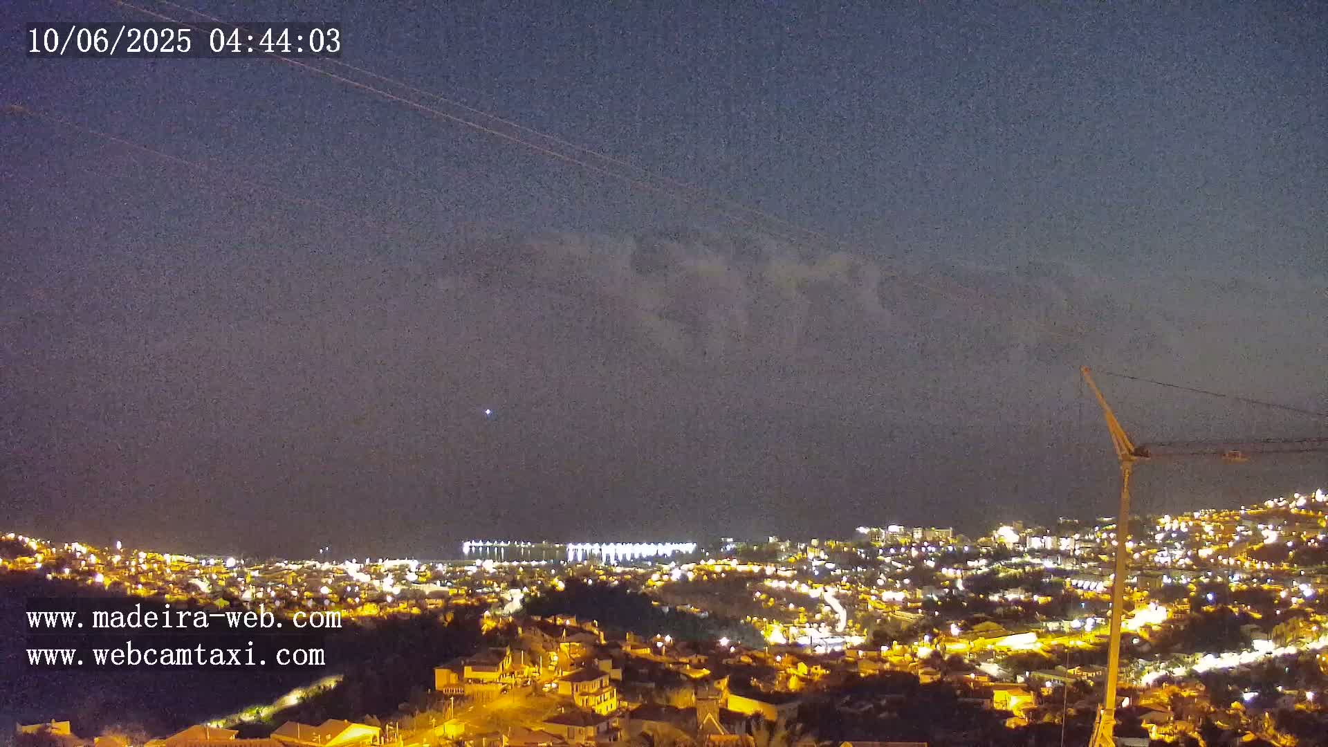 Funchal City  Skyline Live Cam from Sao Roque - Funchal, Madeira, Portugal