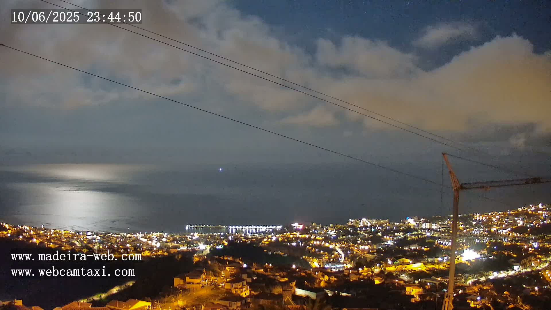 Funchal City  Skyline Live Cam from Sao Roque - Funchal, Madeira, Portugal