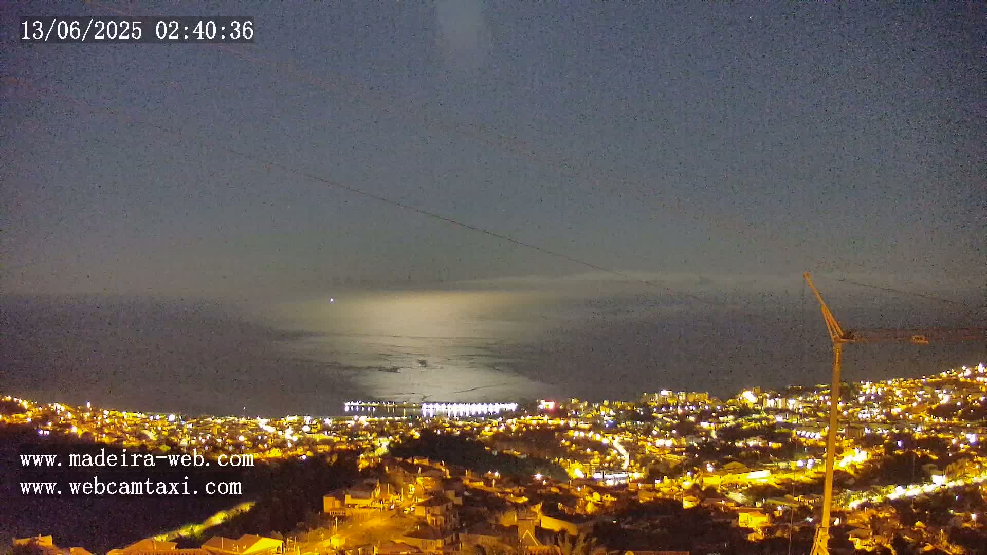Funchal City  Skyline Live Cam from Sao Roque - Funchal, Madeira, Portugal