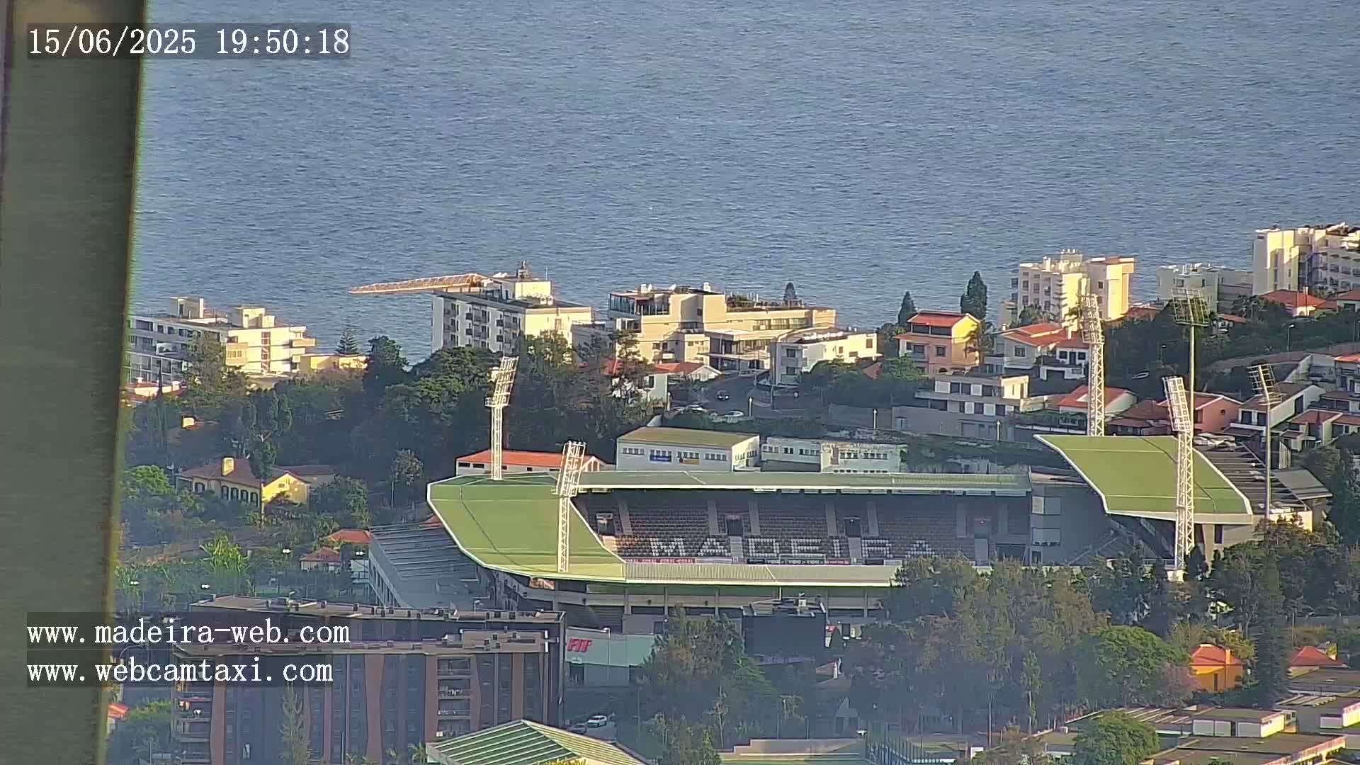 Funchal City  Skyline Live Cam from Sao Roque - Funchal, Madeira, Portugal