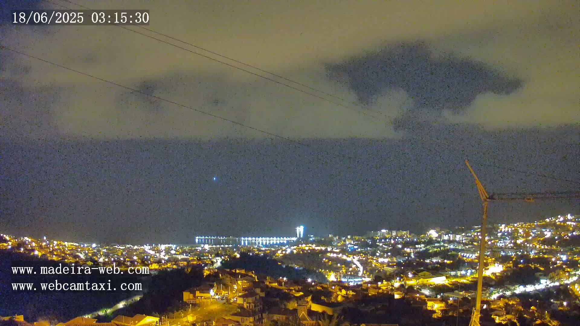 Funchal City  Skyline Live Cam from Sao Roque - Funchal, Madeira, Portugal