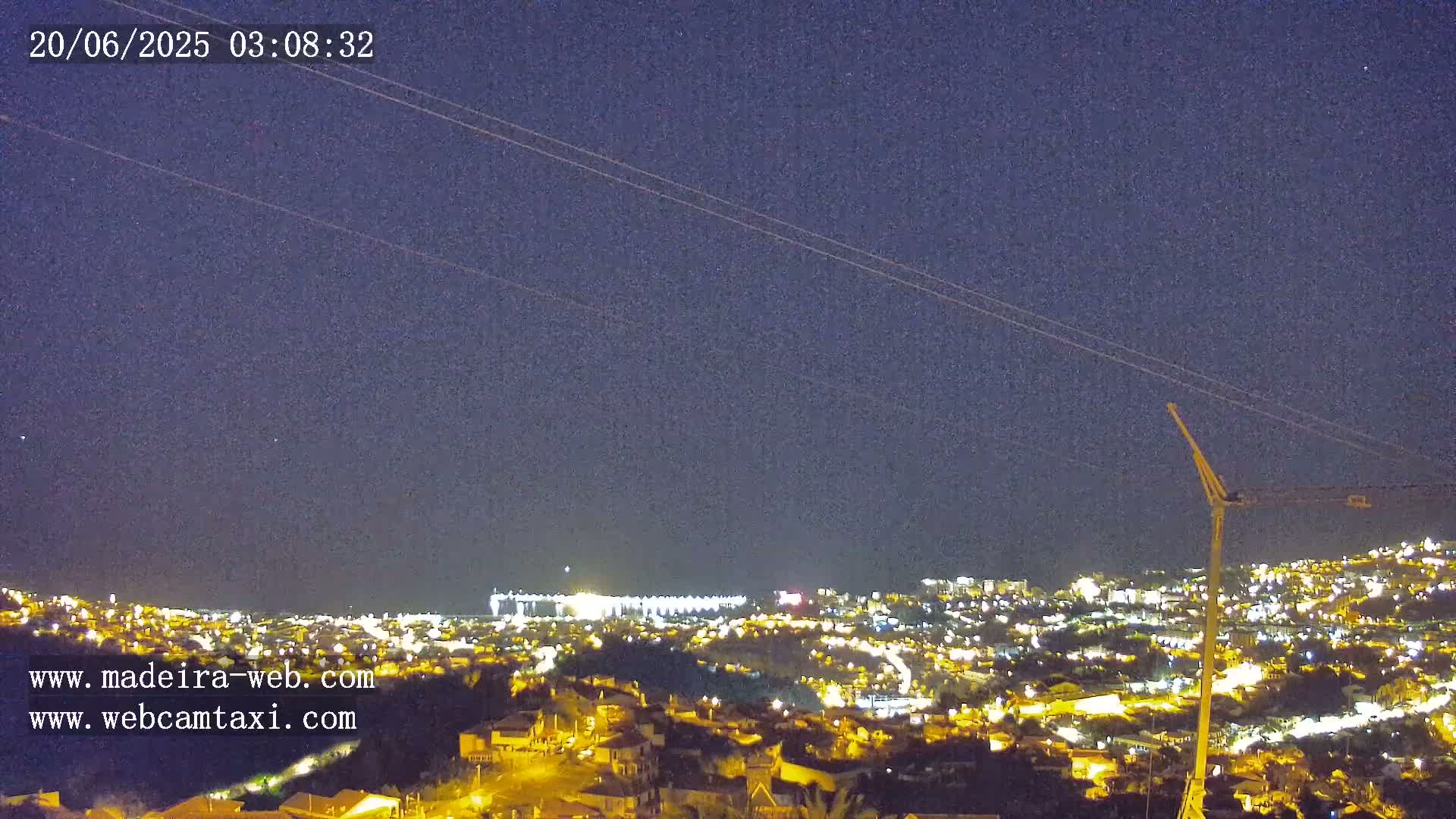 Funchal City  Skyline Live Cam from Sao Roque - Funchal, Madeira, Portugal
