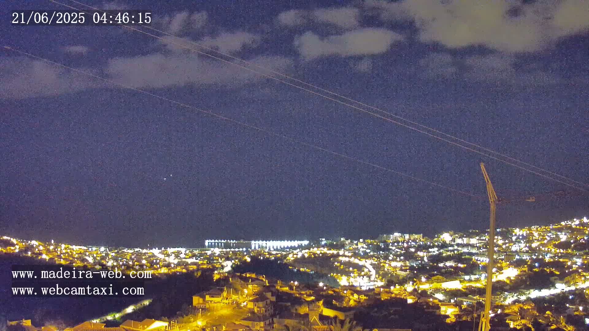 Funchal City  Skyline Live Cam from Sao Roque - Funchal, Madeira, Portugal