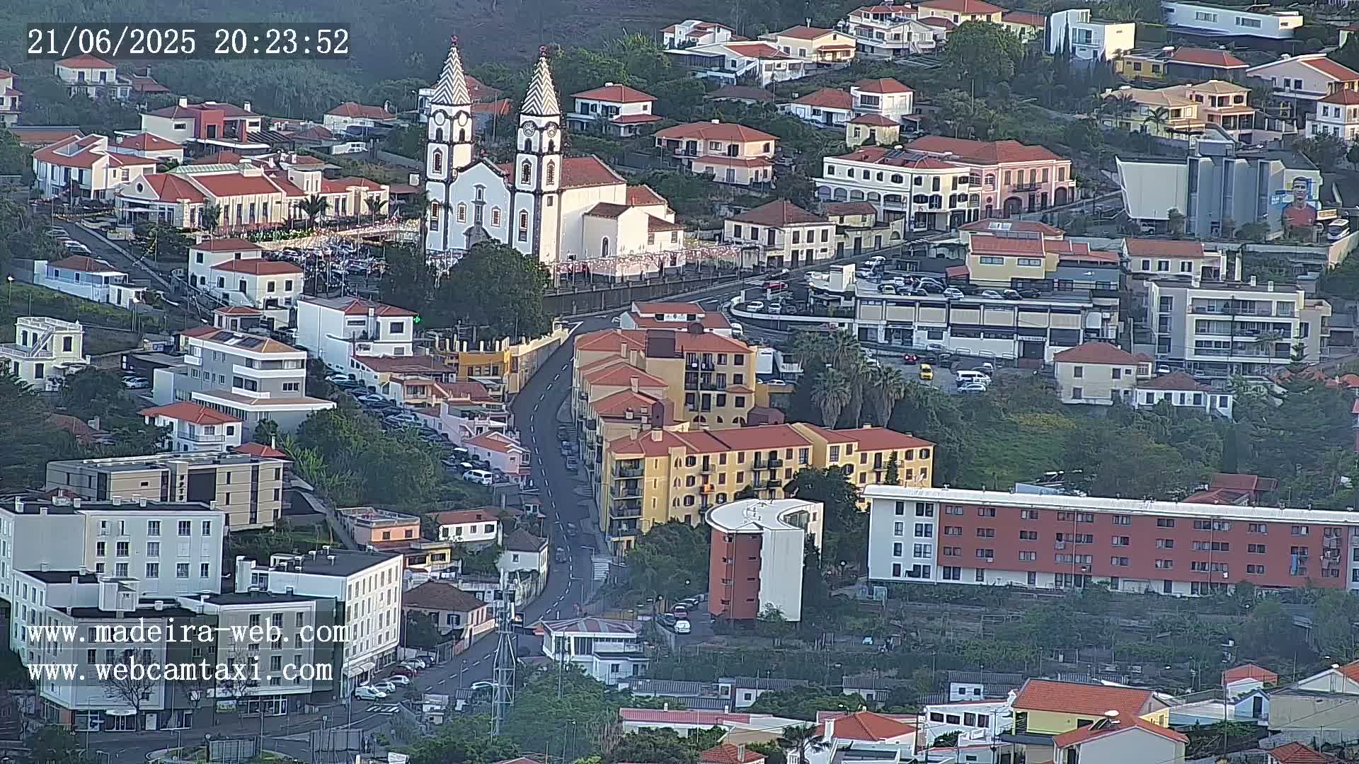 Funchal City  Skyline Live Cam from Sao Roque - Funchal, Madeira, Portugal