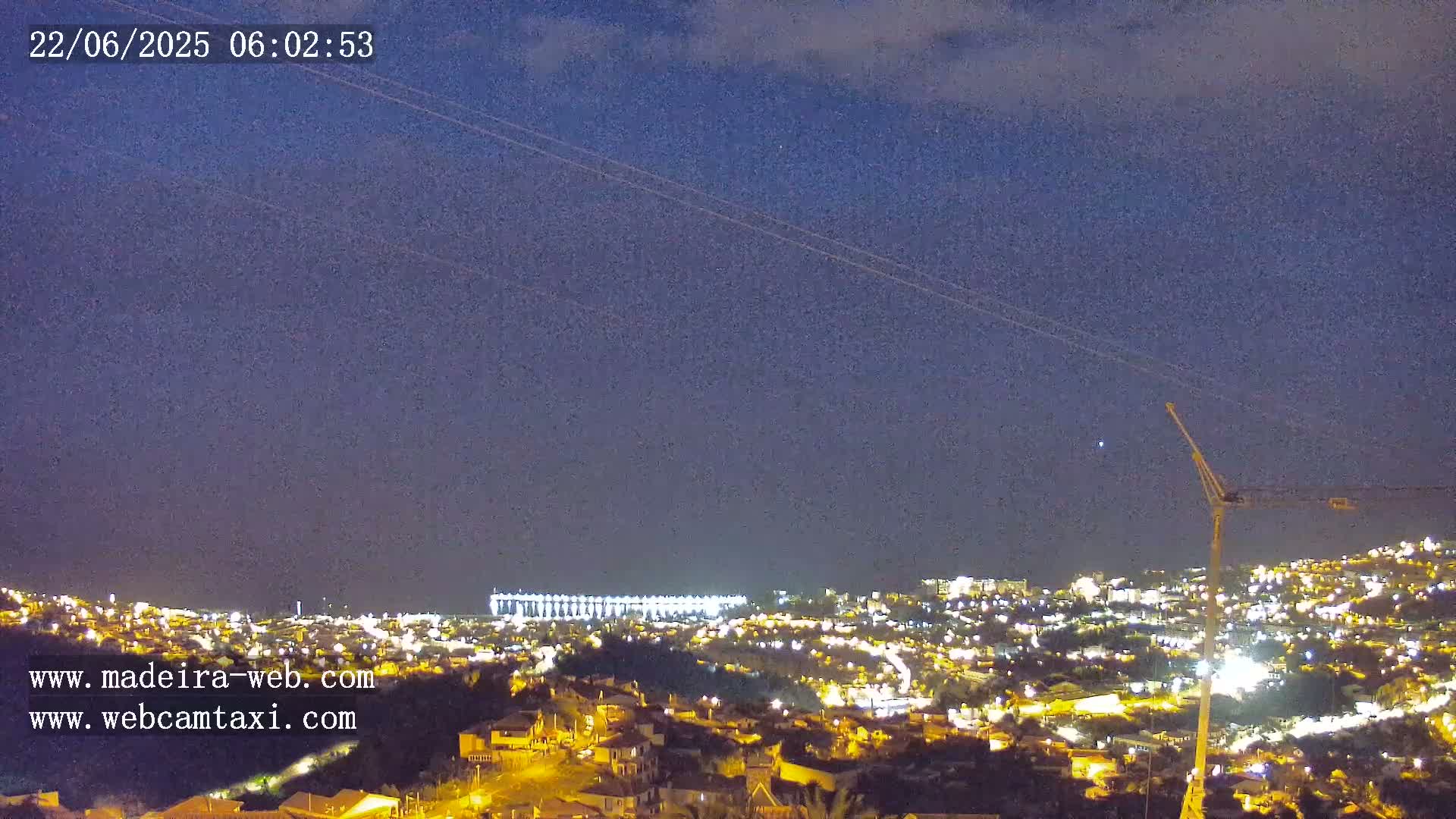 Funchal City  Skyline Live Cam from Sao Roque - Funchal, Madeira, Portugal