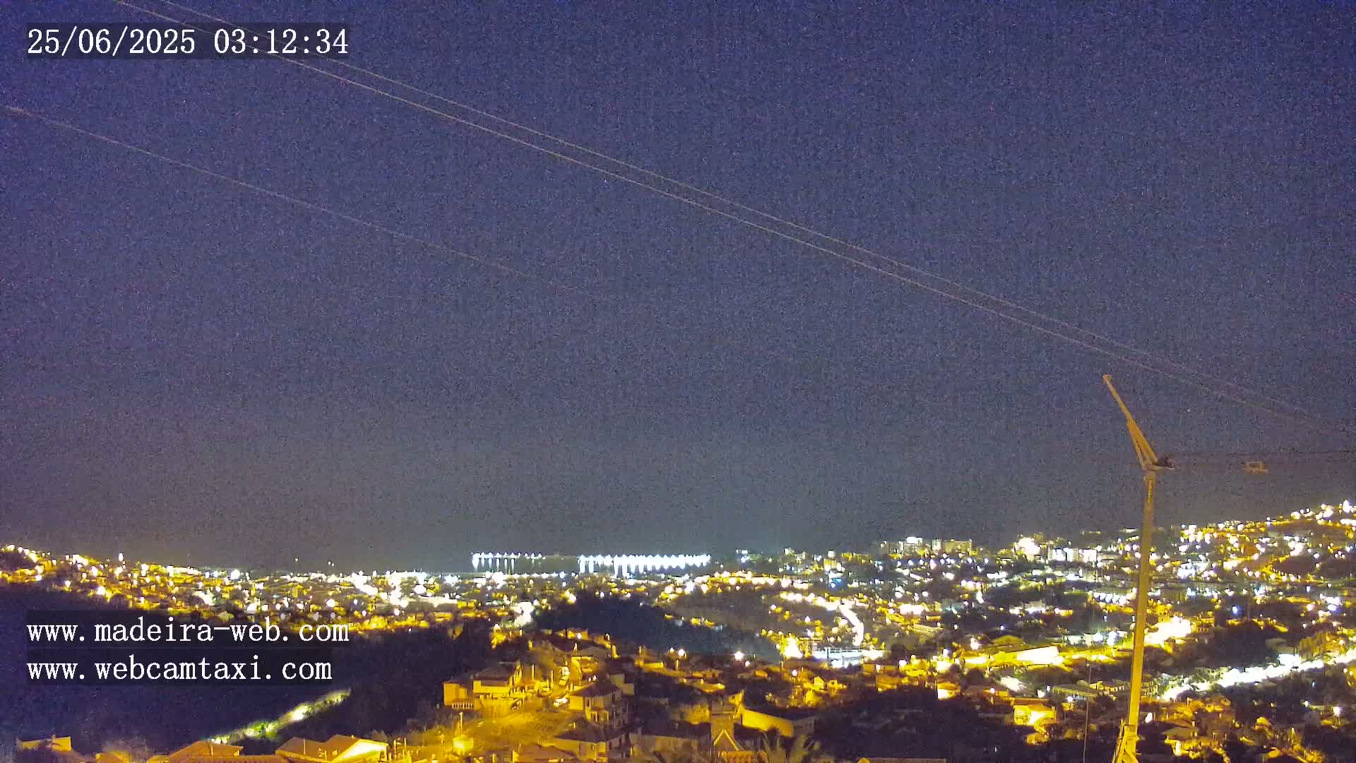 Funchal City  Skyline Live Cam from Sao Roque - Funchal, Madeira, Portugal