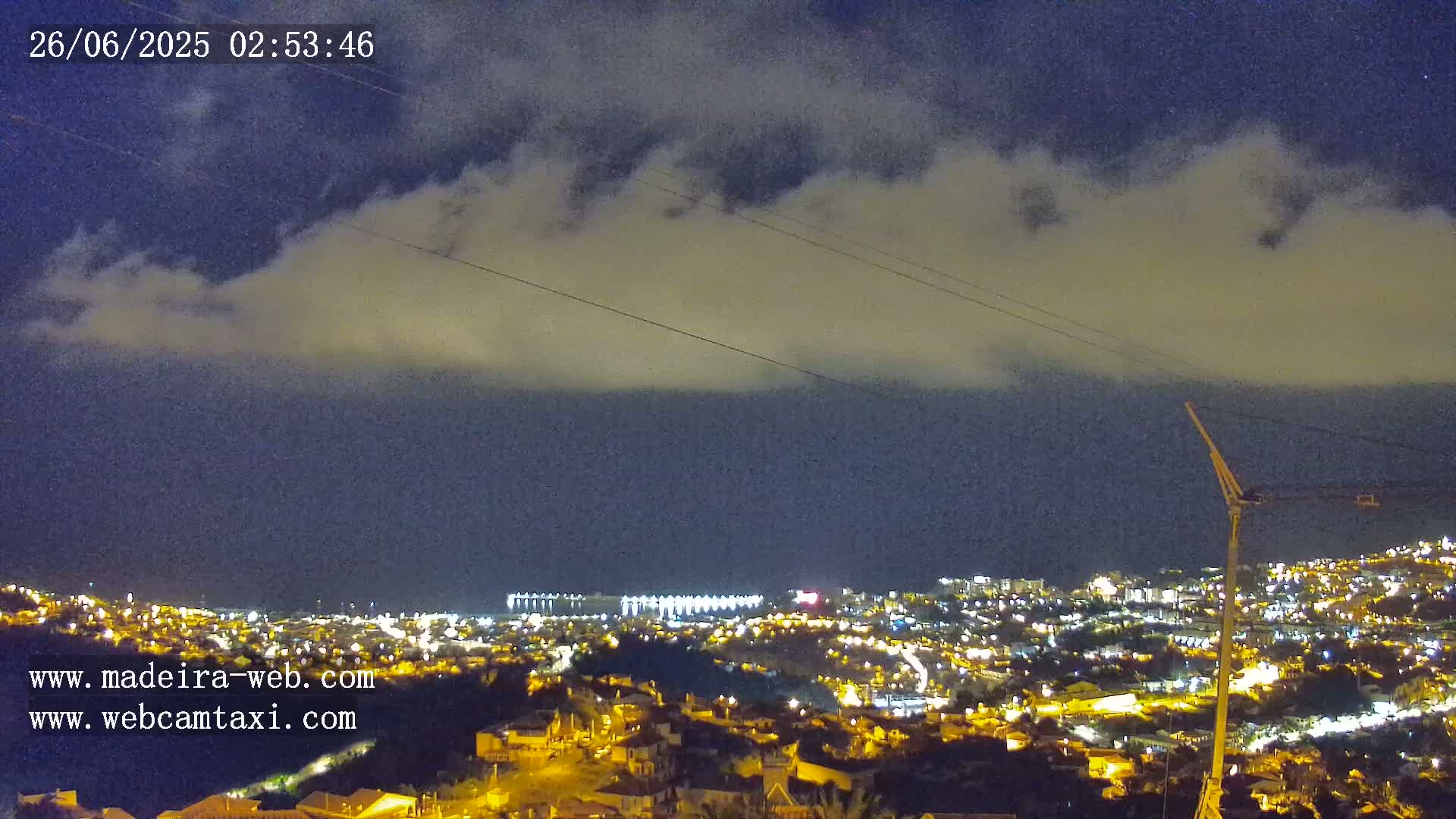Funchal City  Skyline Live Cam from Sao Roque - Funchal, Madeira, Portugal