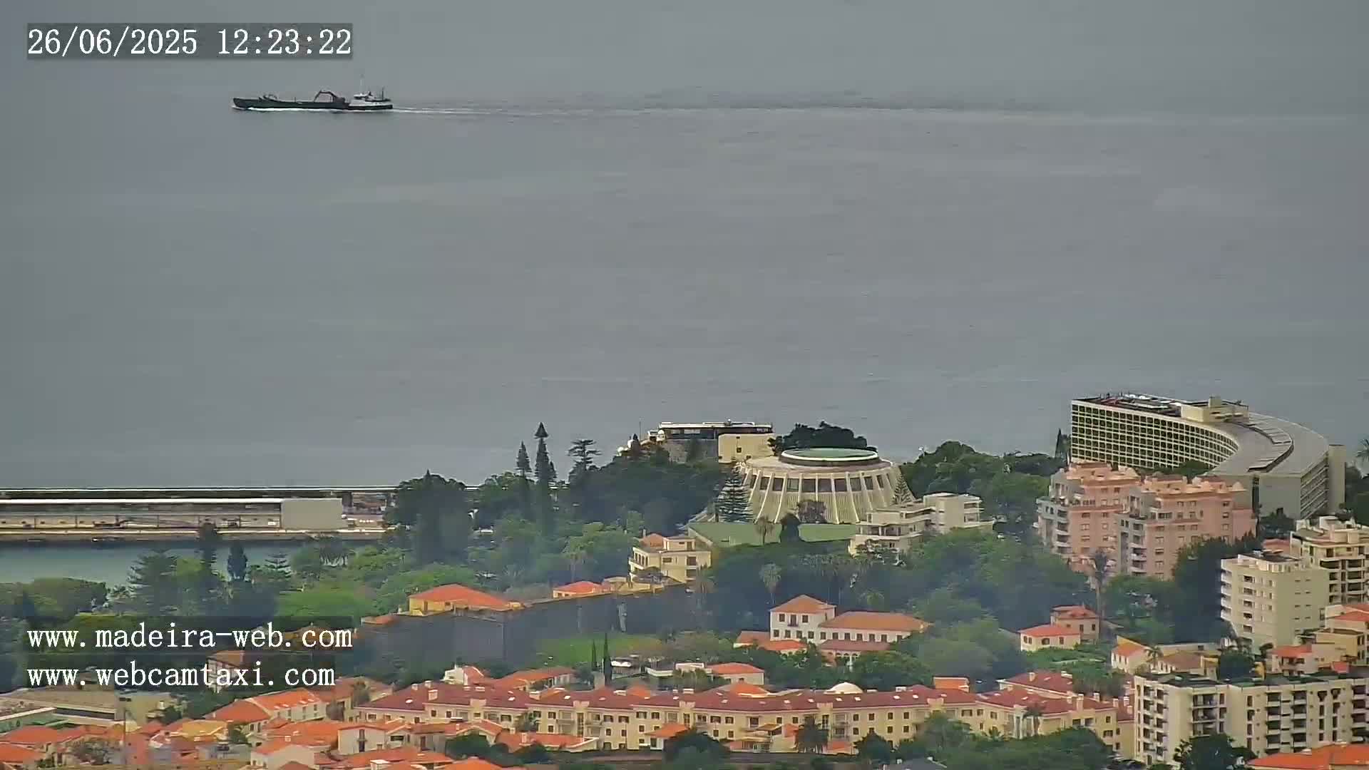 Funchal City  Skyline Live Cam from Sao Roque - Funchal, Madeira, Portugal