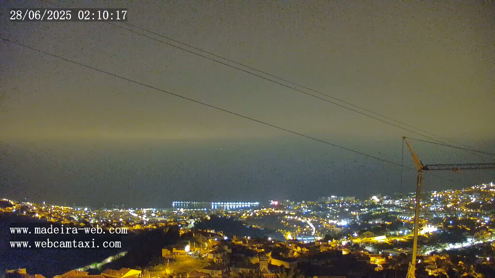 Funchal City  Skyline Live Cam from Sao Roque - Funchal, Madeira, Portugal