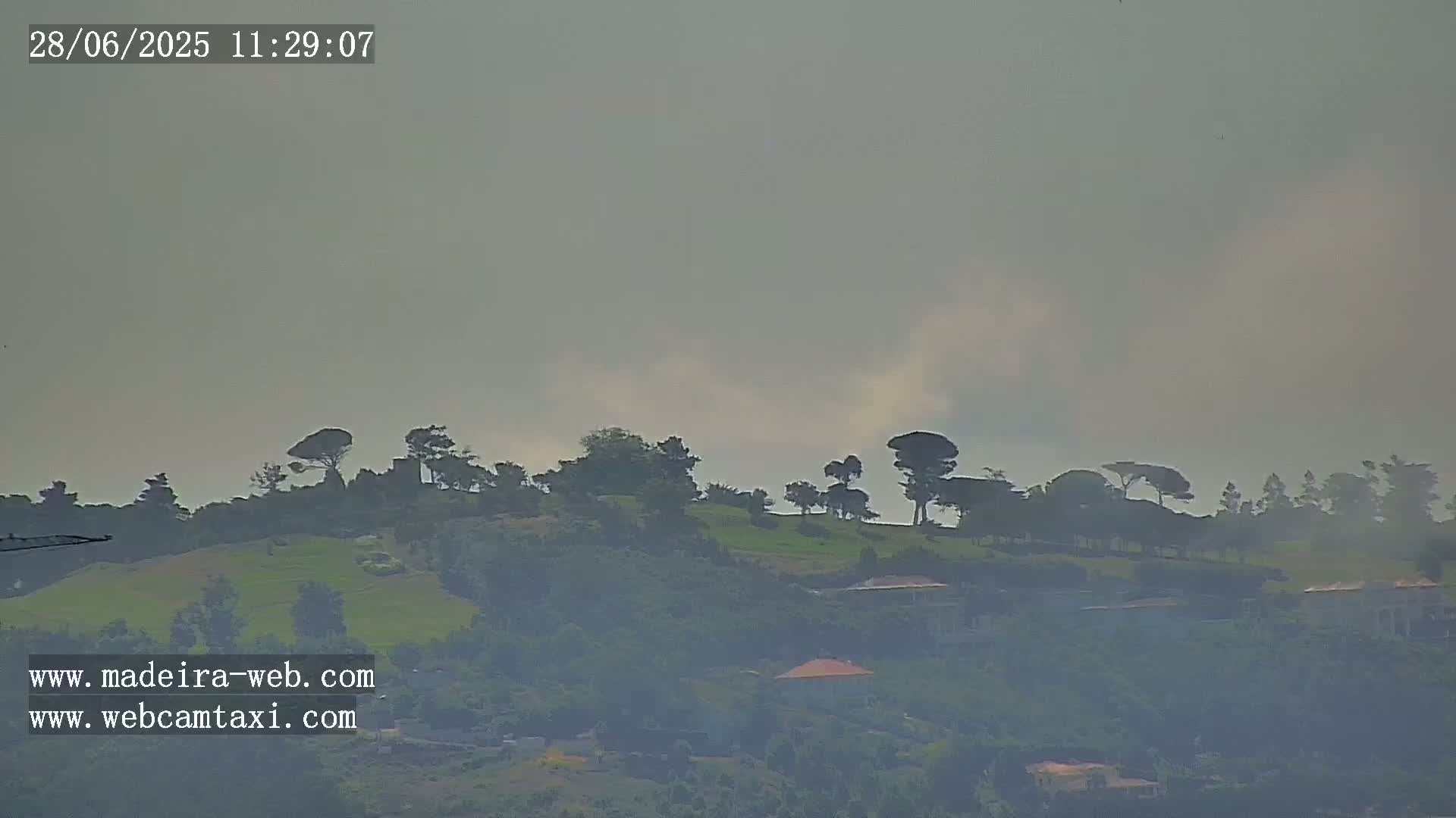 Funchal City  Skyline Live Cam from Sao Roque - Funchal, Madeira, Portugal