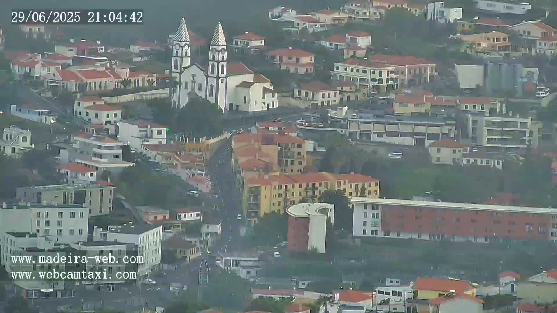 Funchal City  Skyline Live Cam from Sao Roque - Funchal, Madeira, Portugal