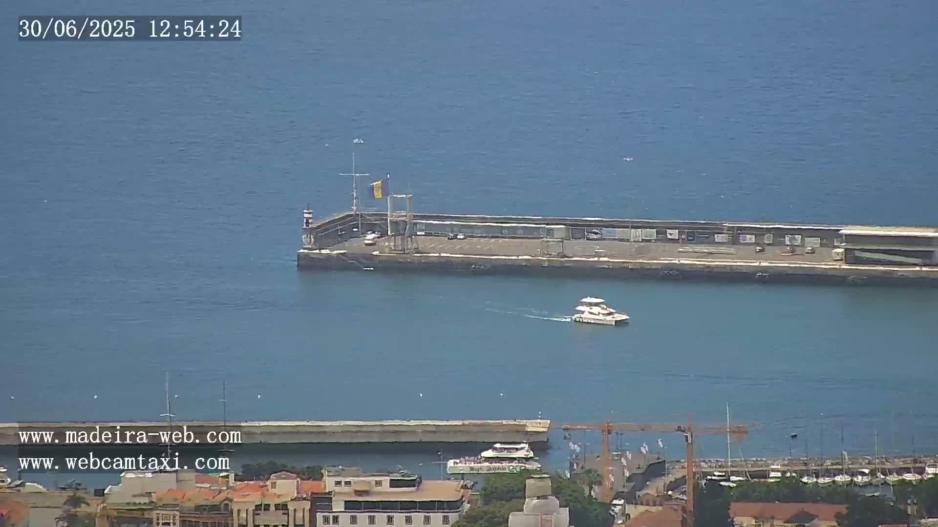 Funchal City  Skyline Live Cam from Sao Roque - Funchal, Madeira, Portugal